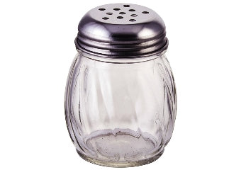 6 oz Perforated Cheese Shakers - Pack of 12 (G107 NRE #012159) - Perfect for Restaurants, Cafes & Home Kitchen Use