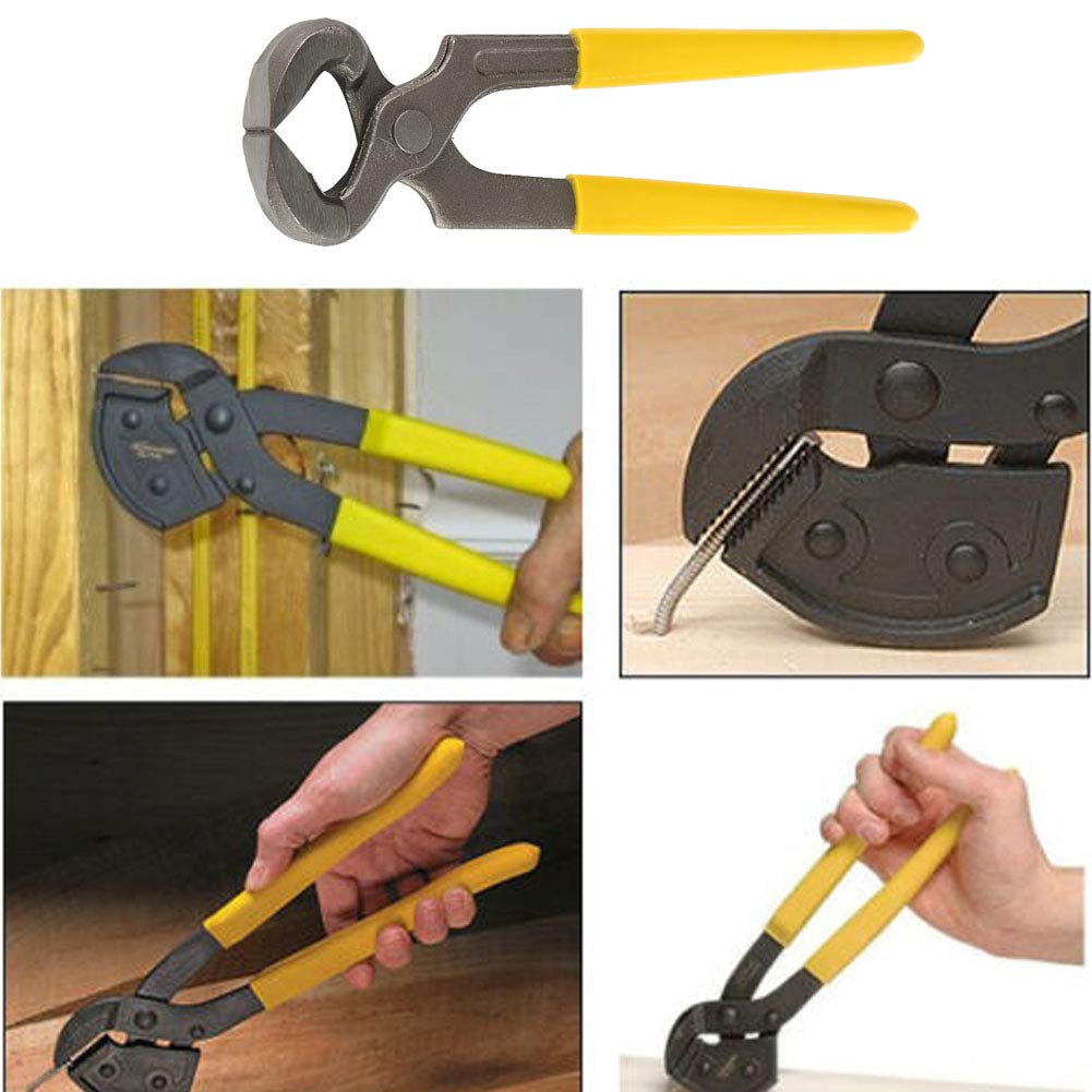 7 Inch Ear Clamp Pliers - Professional Pinch Clamp Pliers for Hose Clamps, Single Ear Pincer Crimper Tool for Securing Pipe Hoses - Perfect for Automotive, Plumbing, and HVAC Repairs