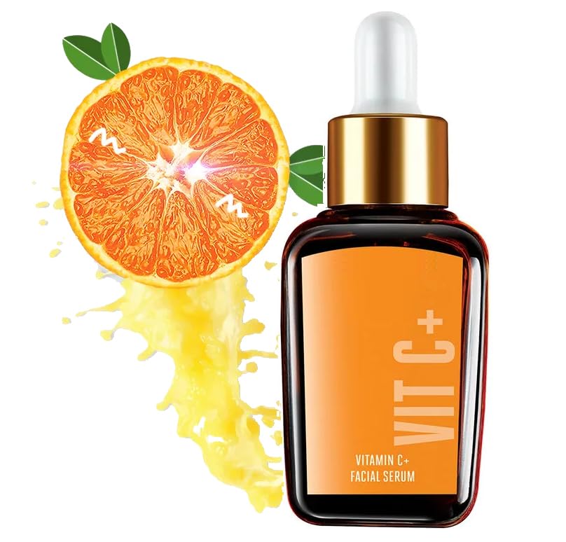Best Vitamin C Face Serum for Brightening & Anti-Aging - Organic Skincare for Glowing Skin - Day & Night Use for All Skin Types