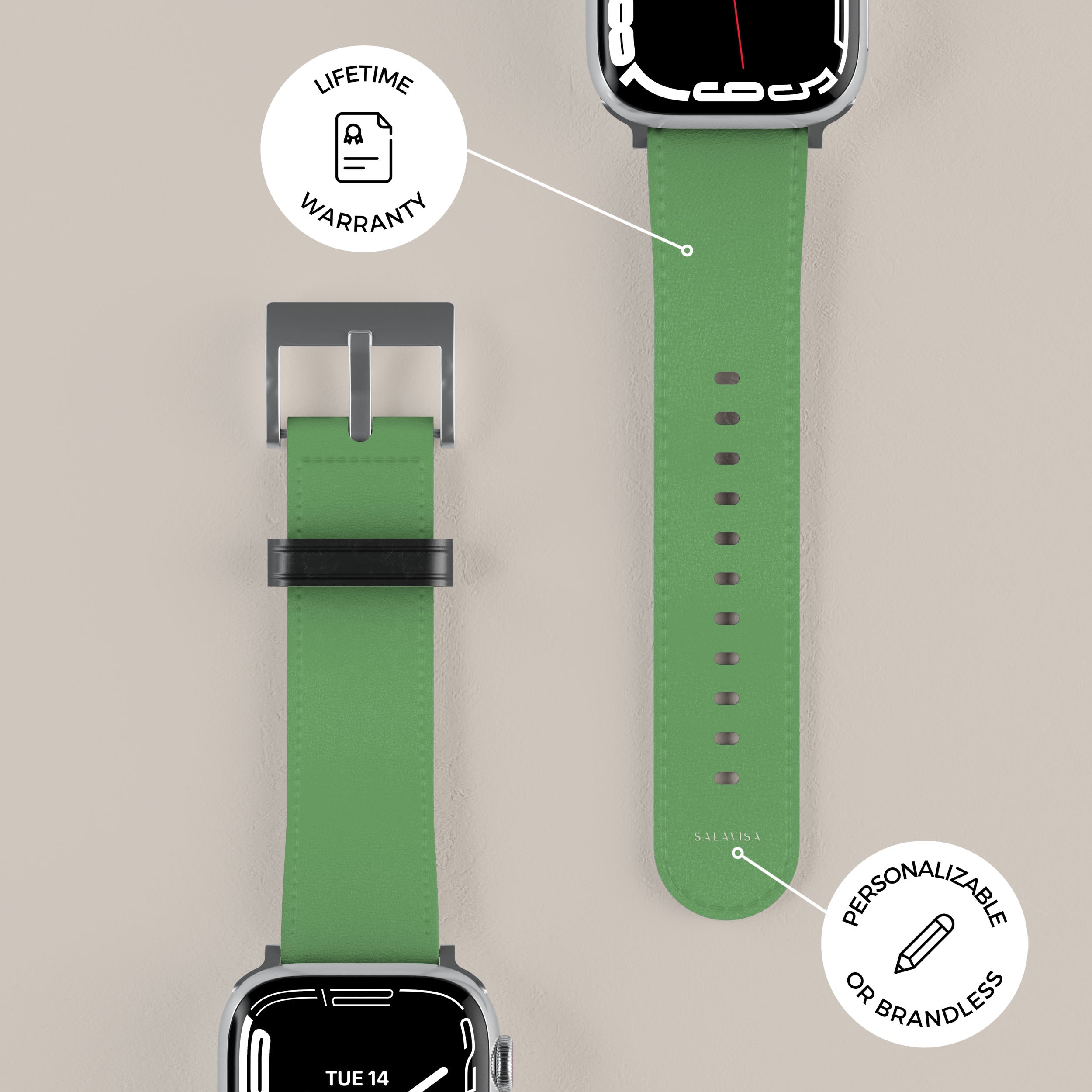 Premium Silicone Apple Watch Band for Women & Men - Soft Comfortable Strap for Workout, Running, Gym, Lunch & Dinner - Compatible with All Apple Watch Models (38mm 40mm 41mm 42mm 44mm 45mm 49mm)