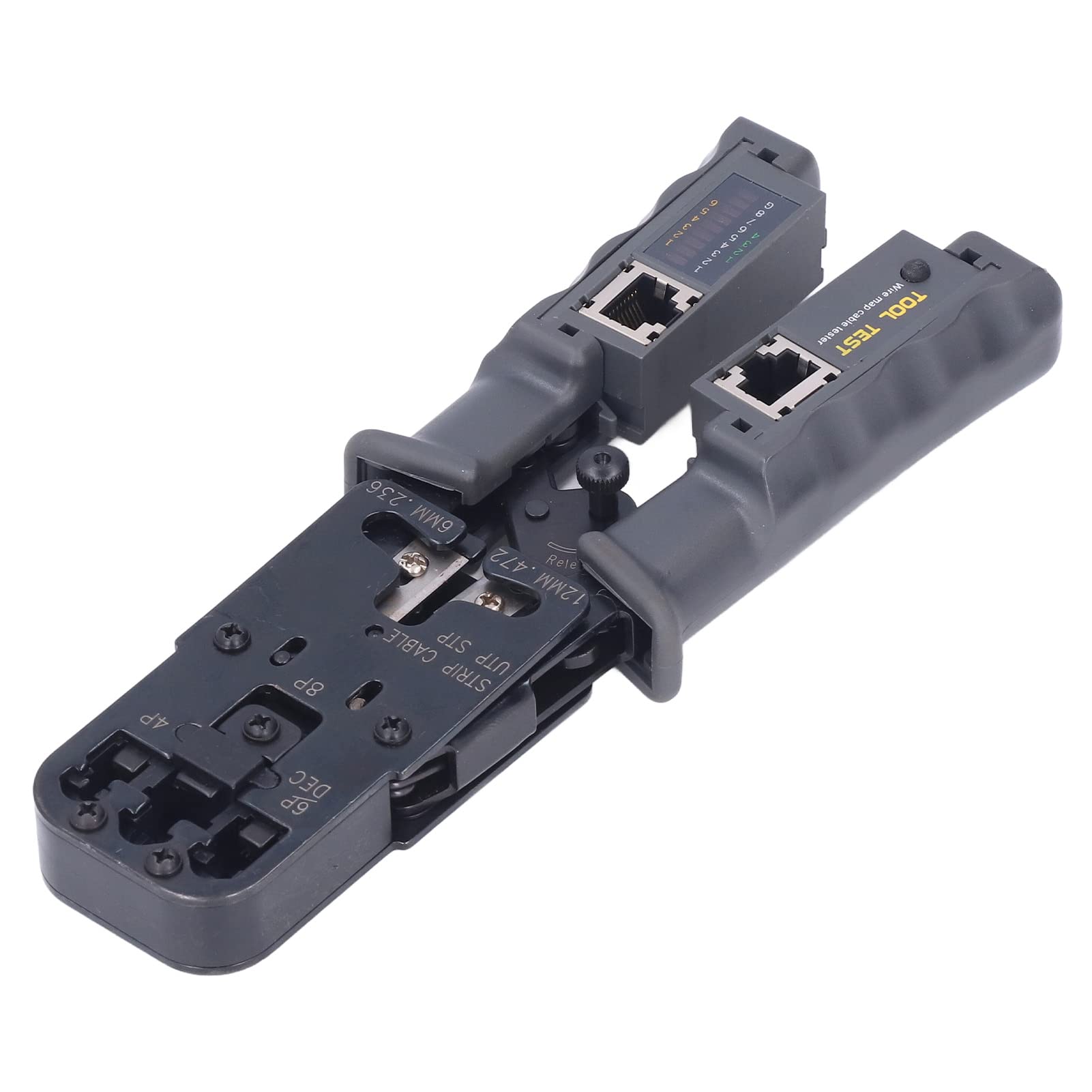 Professional Ratcheting Wire Crimper Tool - Electrical Connectors & Cable Cutter for Automotive, DIY & Home Wiring Projects | Heavy Duty Wire Stripper for Crimping, Cutting & Connecting Wires
