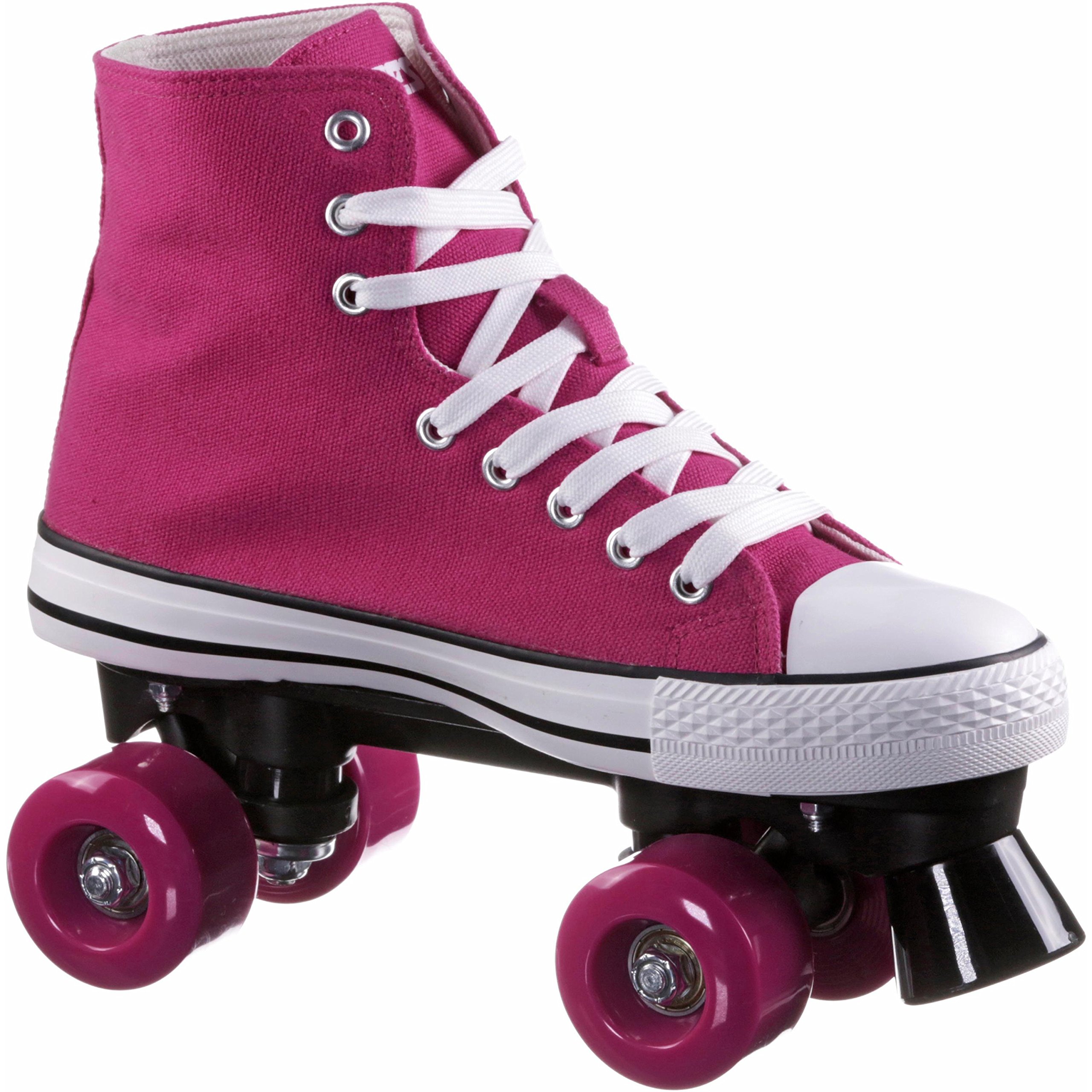 Roces Chuck Classic Roller Skates for Women & Men - Retro Quad Roller Skates with High Top Design - Perfect for Outdoor, Indoor, Rink Skating & Roller Disco Parties