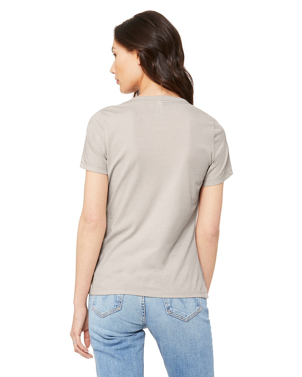 Bella + Canvas 6405 Women's Relaxed Fit Jersey V-Neck T-Shirt - Soft Cotton Tee for Casual Wear, Layering & Everyday Comfort
