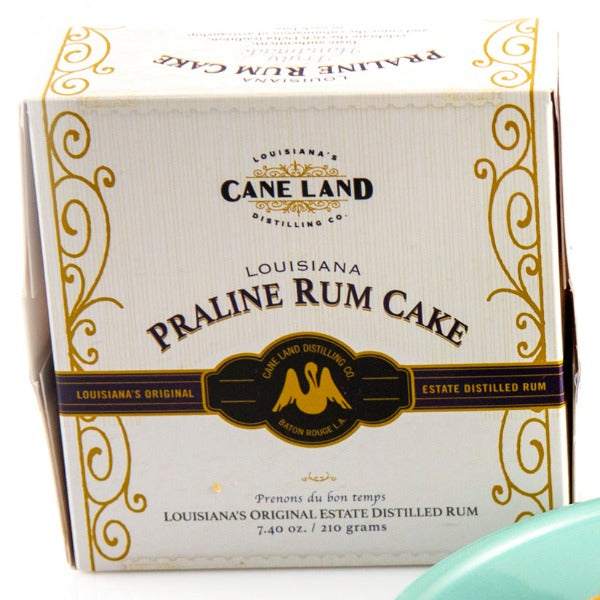 Caneland Praline Rum Cake - Authentic Caribbean Dessert for Holidays, Parties & Gifts | Rich Rum Flavor with Pecan Praline Topping