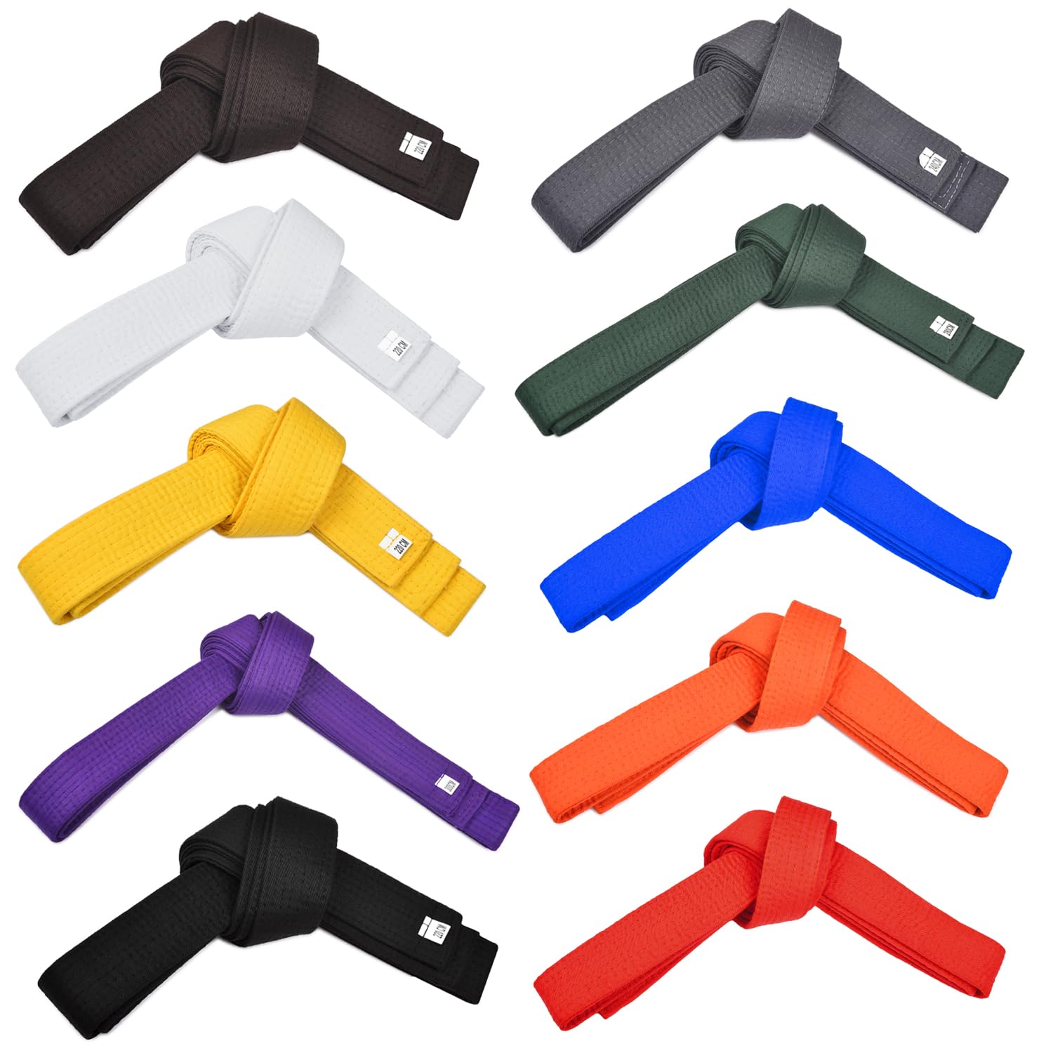 Premium Karate Belt - Durable 4.2cm Wide Martial Arts Belt for Karate, Judo, Taekwondo & MMA Training | High-Quality Cotton Material for Comfort & Performance | Perfect for Dojo Practice, Competitions & Belt Ranking Ceremonies