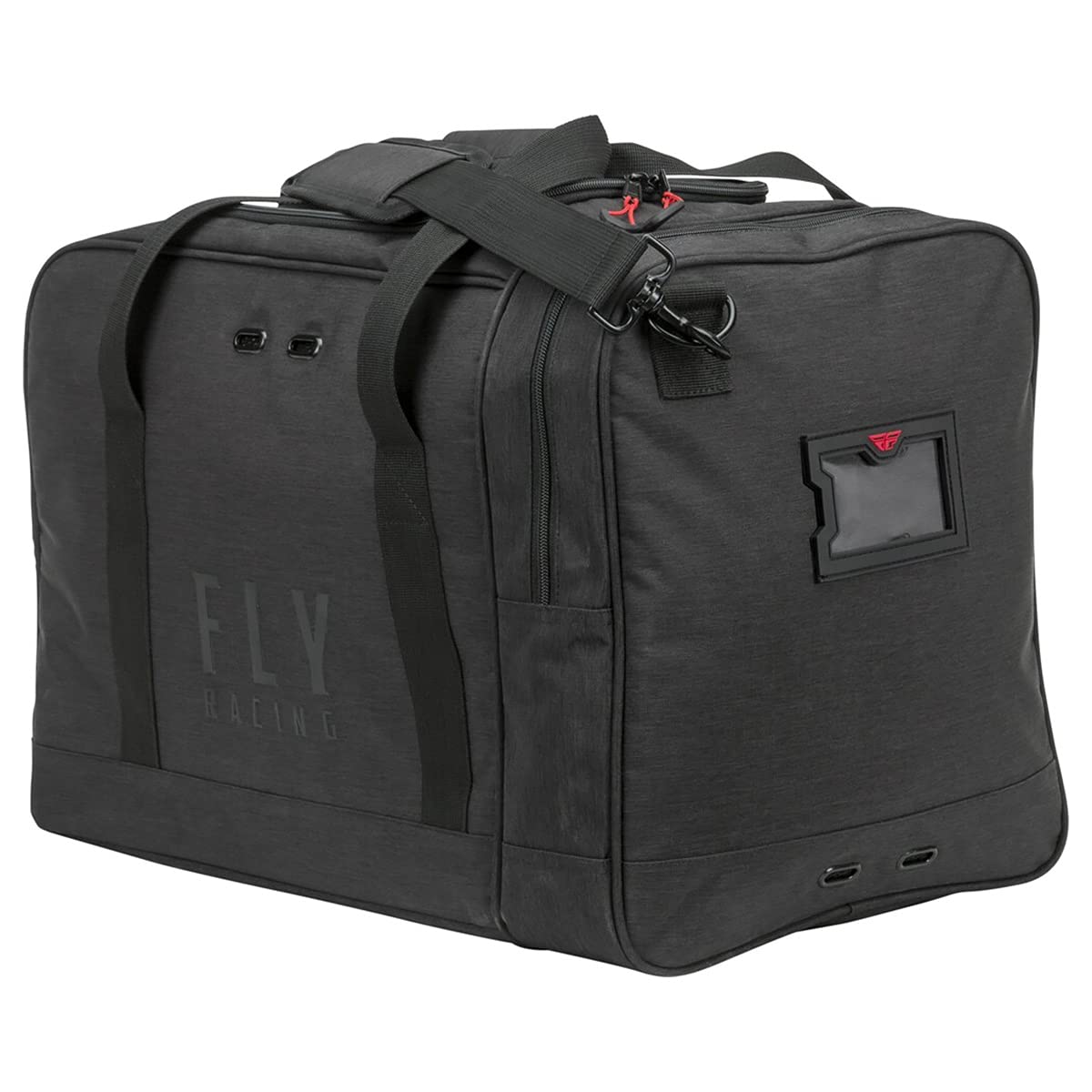 Fly Racing Carry-On Bag Black - Durable Travel Luggage for Motorcycle & Airplane - Perfect for Commuting, Road Trips & Adventure Travel