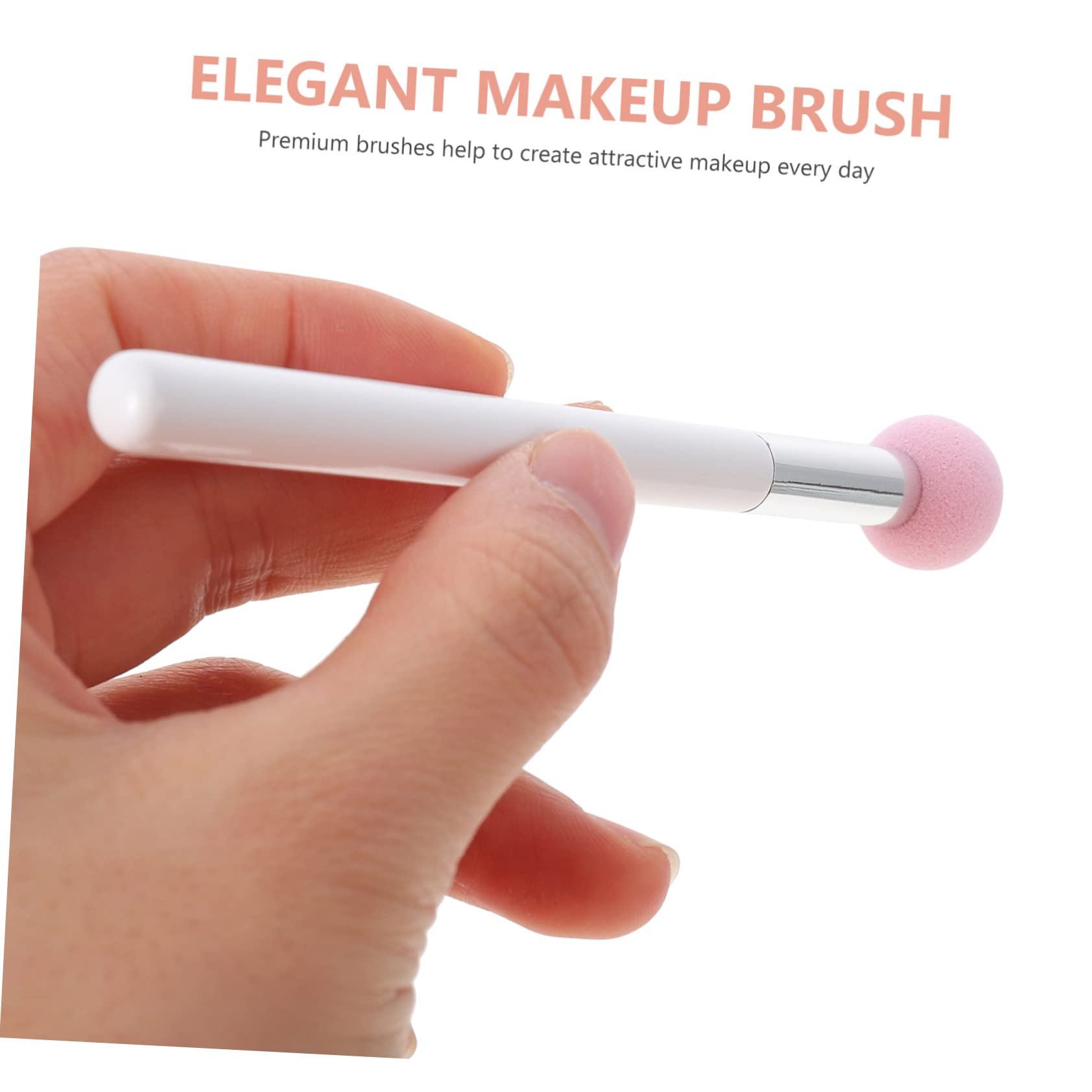 Beavorty Washable Creamy Makeup Sponge Pens - Round Head Foundation Blender Sponge for Flawless Makeup Application | Perfect for Liquid, Cream & Powder Cosmetics | Professional Makeup Tools for Daily Use & Travel