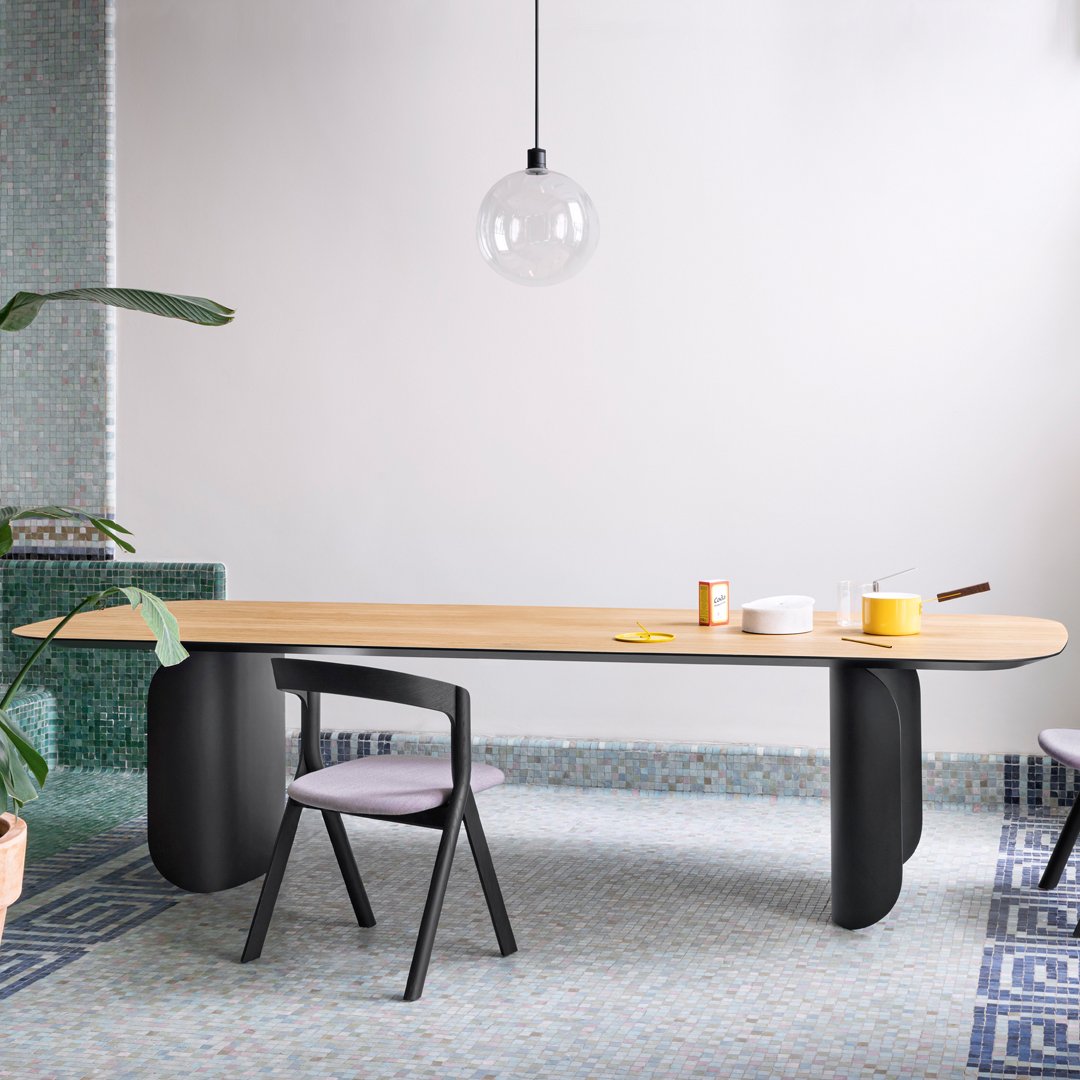Barry Modern Rectangular Dining Table - 6 Seater Wooden Kitchen Table for Dining Room, Farmhouse & Small Spaces - Perfect for Family Meals & Entertaining Guests
