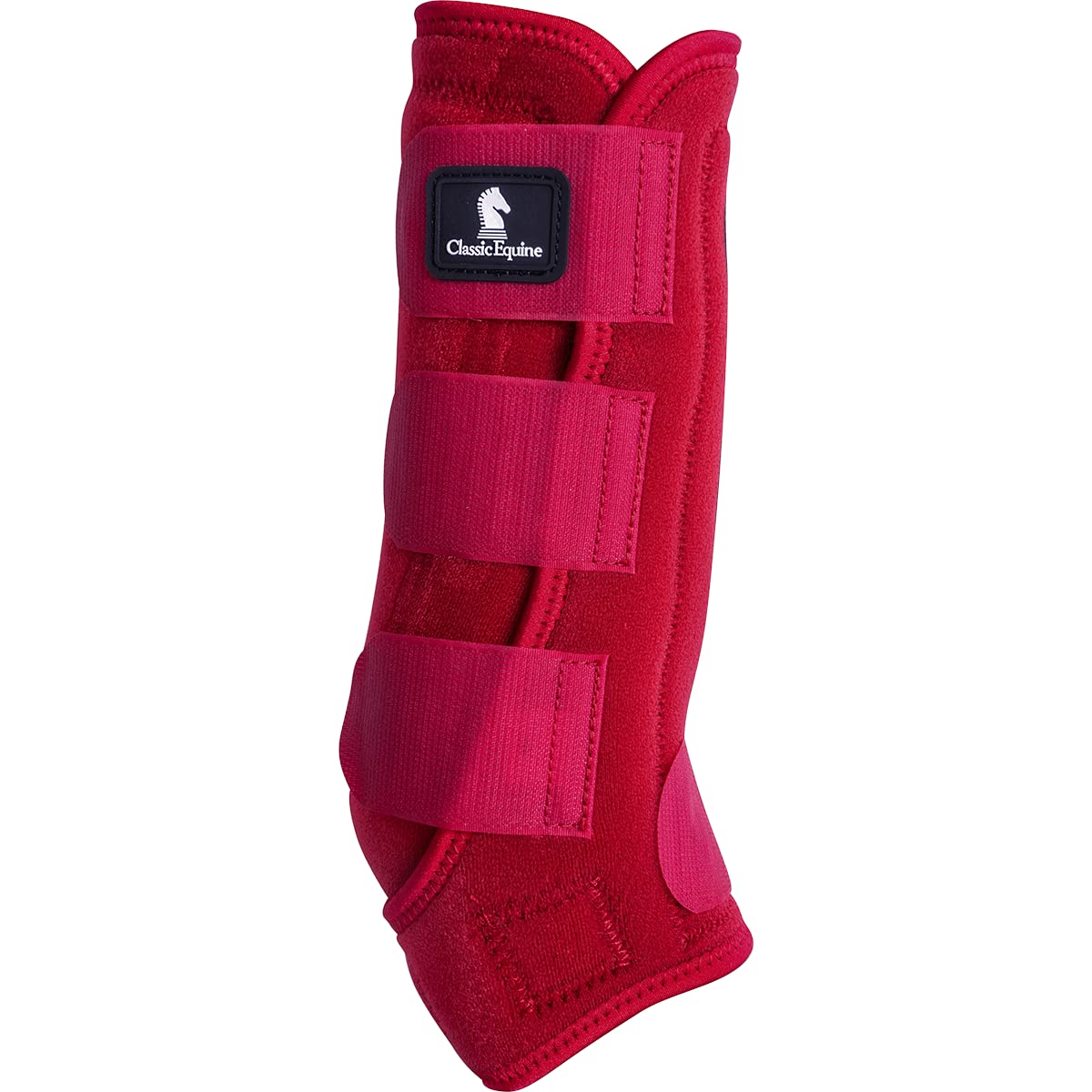 Classic Equine ClassicFit Crimson Red Horse Leg Boots - Large Size for Hind Legs | Durable Protection for Training, Jumping & Riding