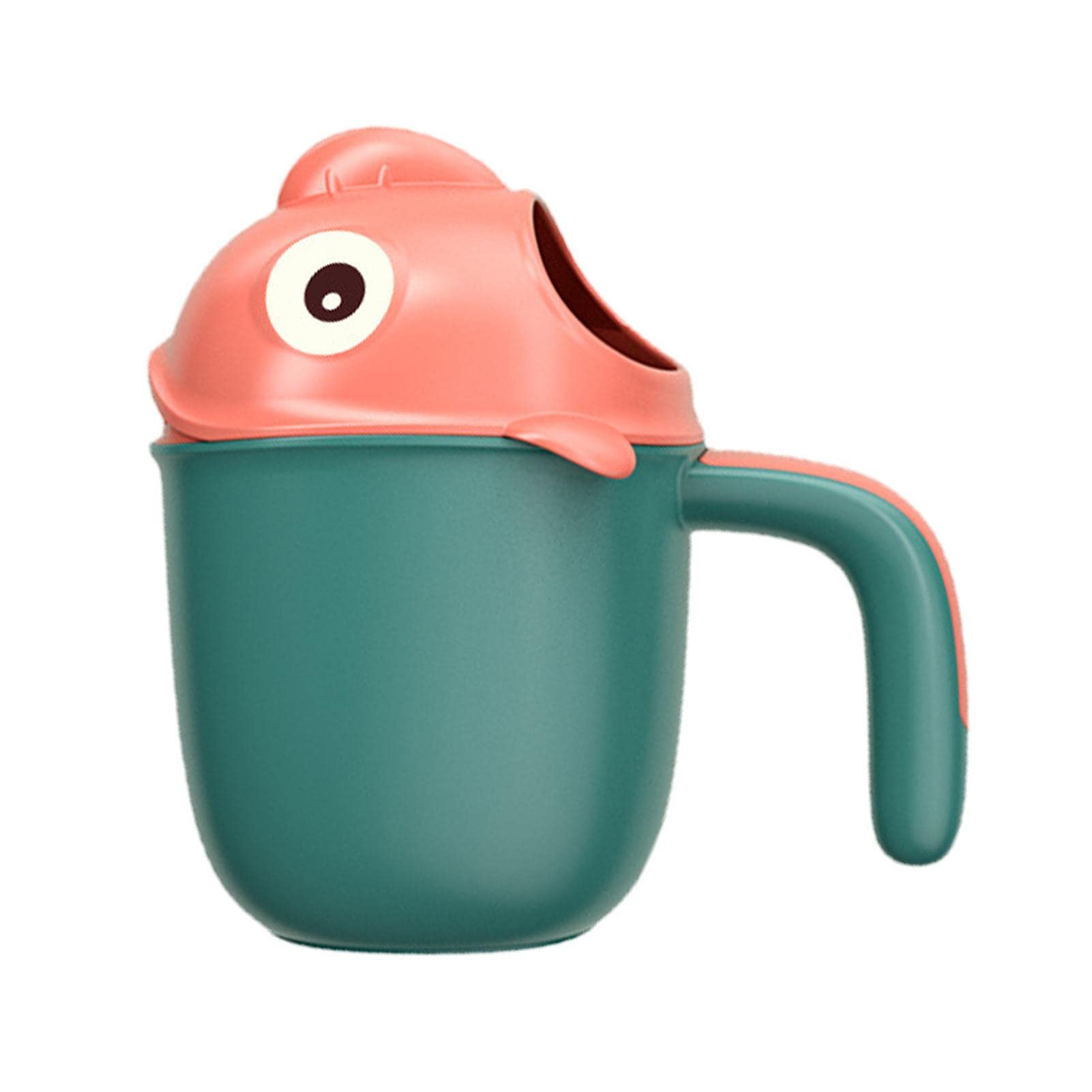 LOKOO Baby Shower Cup - Cute Clownfish Hair Washing Rinser | Soft Bath Accessory for Infant & Toddler Hair Care | Perfect for Baby Bath Time, Sensitive Scalp Care & Fun Bathroom Play