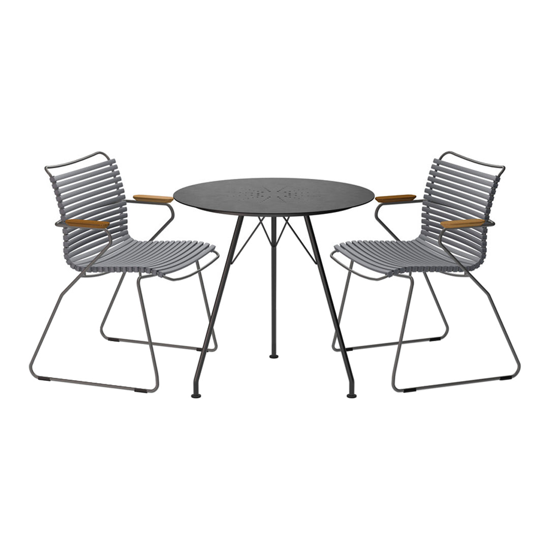 Click Outdoor Dining Chair with Armrests - Patio, Garden, Poolside & Deck Furniture - Waterproof & Weather-Resistant for Outdoor Use