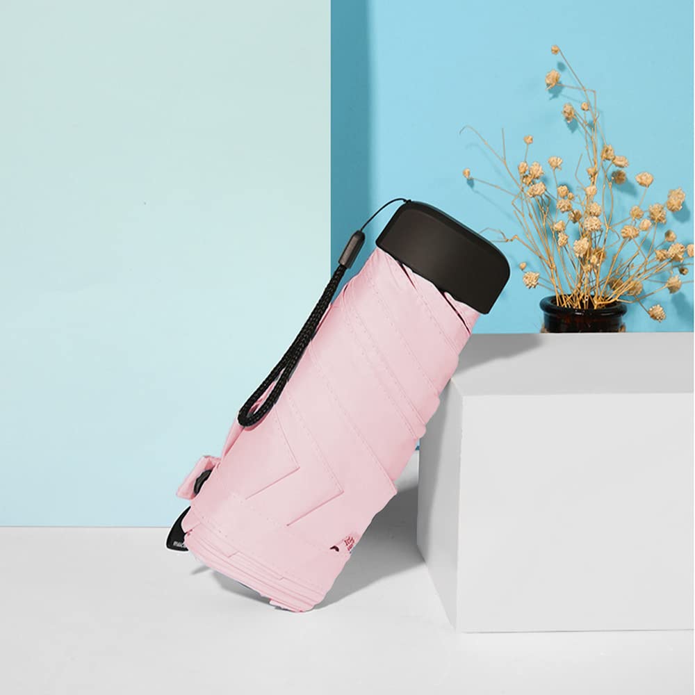 AFULILI Compact Travel Umbrella - UV Protection, Lightweight & Portable - Perfect for Travel, Commuting, and Outdoor Activities - Sun & Rain Protection for Women & Men