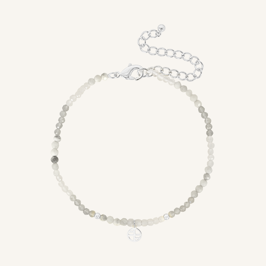 Labradorite Stone Bracelet for Creativity & Inspiration – Perfect for Meditation, Energy Healing & Spiritual Jewelry