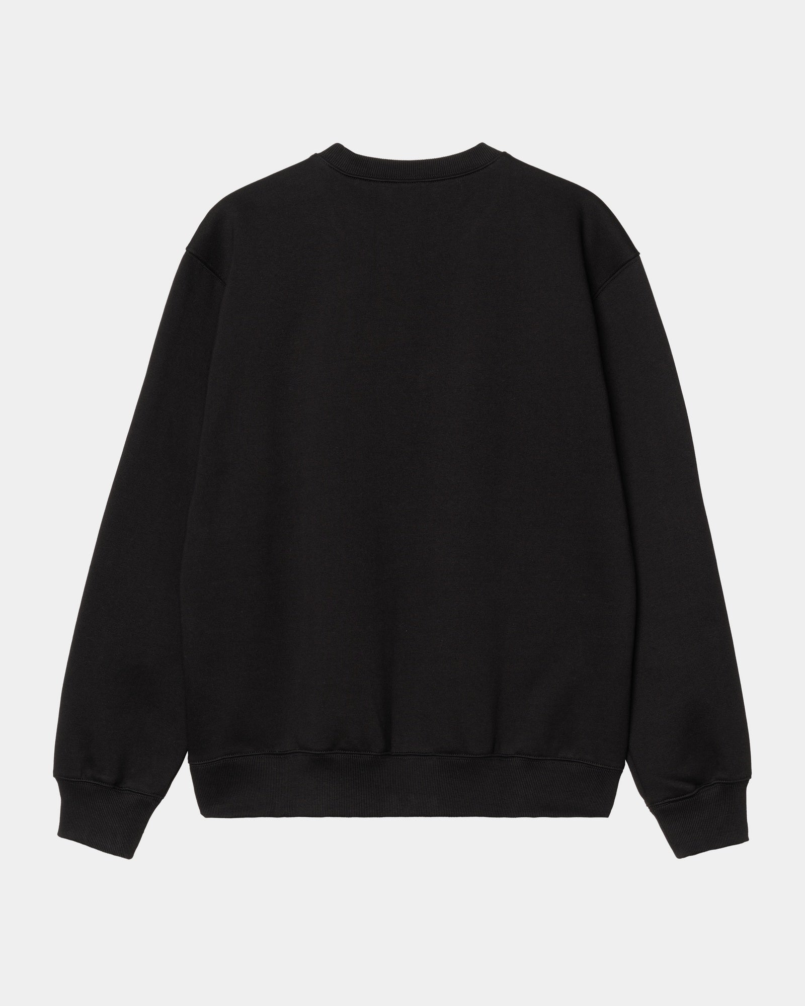 Carhartt Men's Heavyweight Sweatshirt - Black & White | Durable Cotton Pullover for Work, Outdoor & Casual Wear