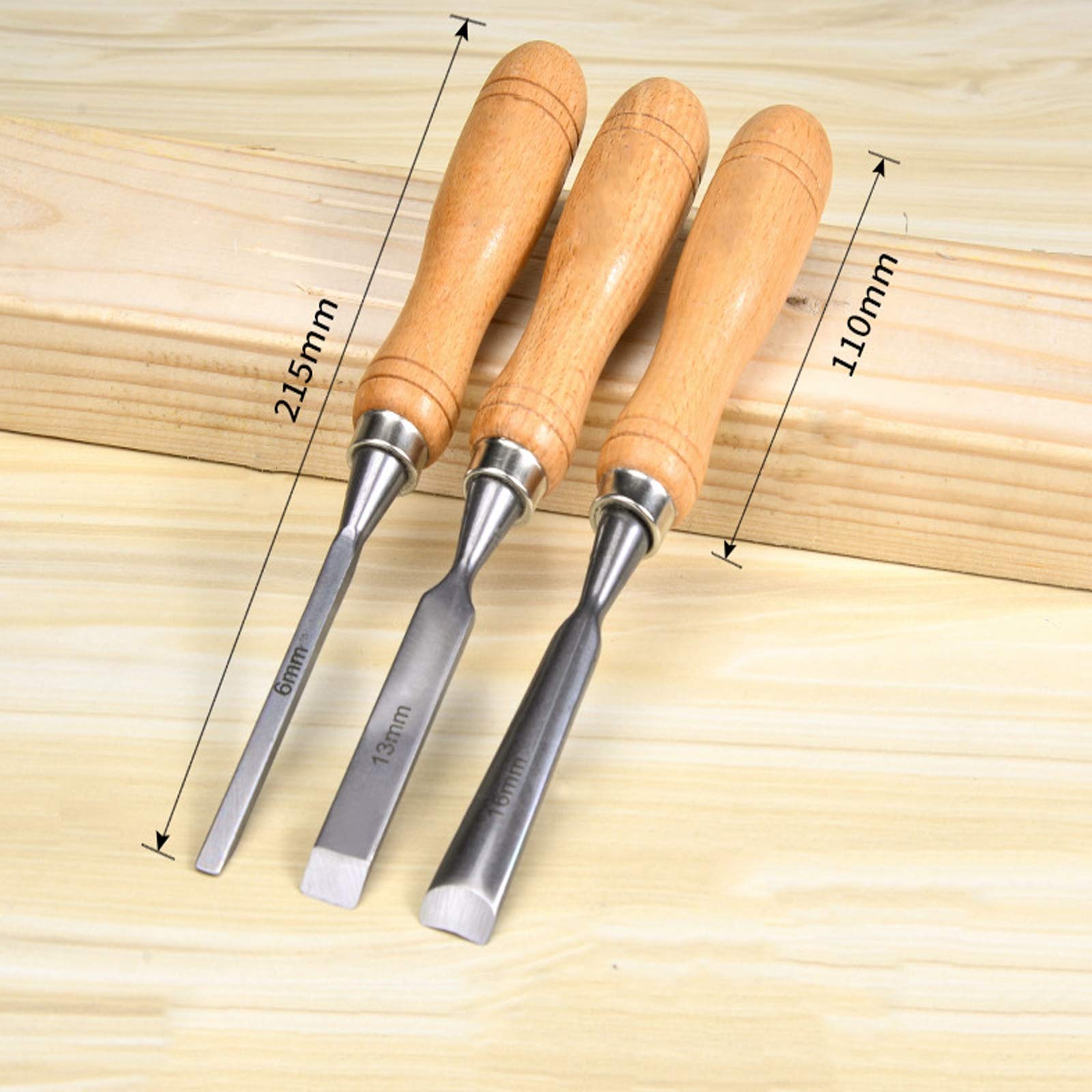 7-Piece Wood Carving Knife Set - Professional Hand Carving Tools for DIY Sculpture, Woodworking & Whittling (Includes Bamboo Storage Box) - Perfect for Beginners & Experts, Home Projects & Crafting Gifts