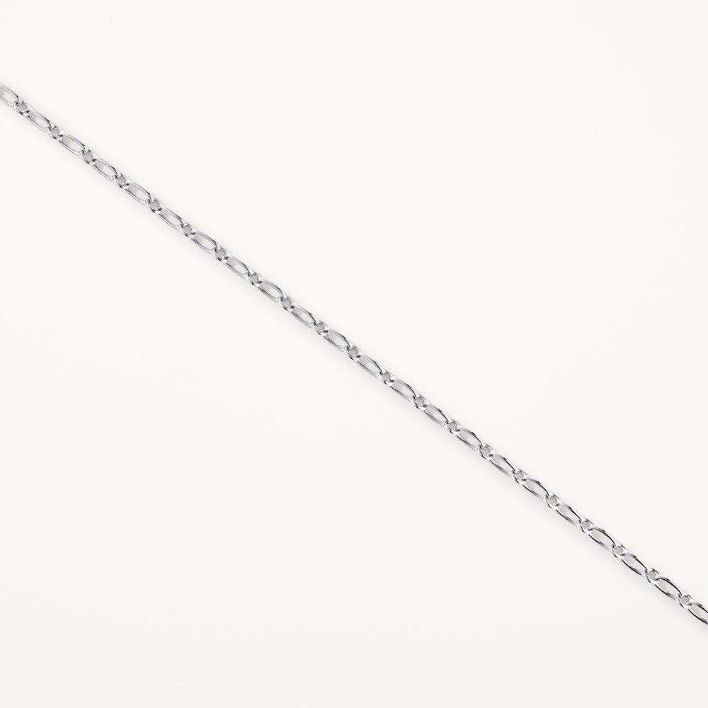 Silver Alternating Paperclip Chain Necklace - Trendy Layered Jewelry for Women, Perfect for Everyday Wear & Gift Giving