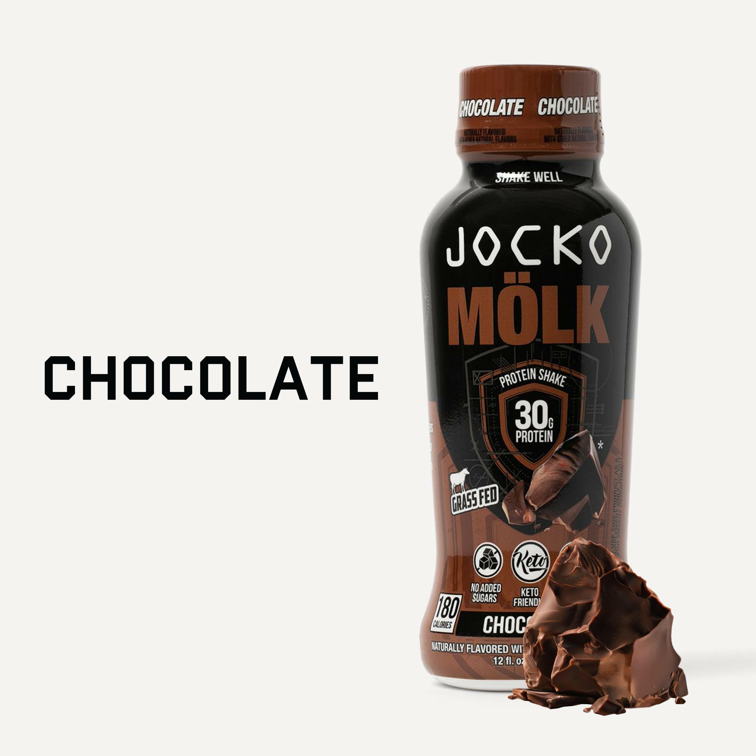 JOCKO MÖLK Protein Shakes - Premium Whey Protein Powder for Muscle Recovery & Growth | Ideal for Post-Workout, Fitness Enthusiasts & Active Lifestyles