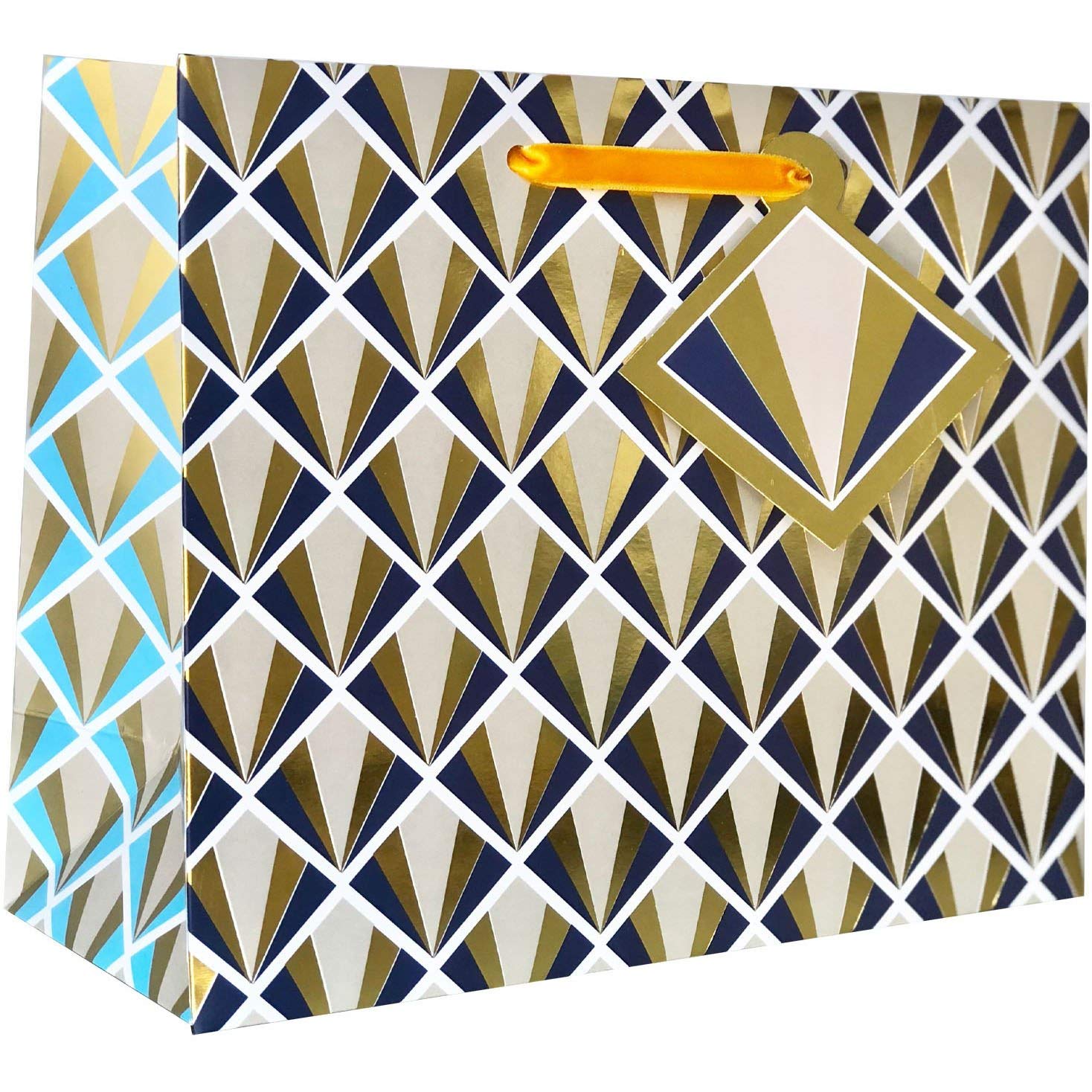 Jillson & Roberts Medium Gift Bags - 60 Pack Elegant Party Favor Bags for Weddings, Birthdays & Baby Showers - Premium Quality Gift Packaging for Special Occasions