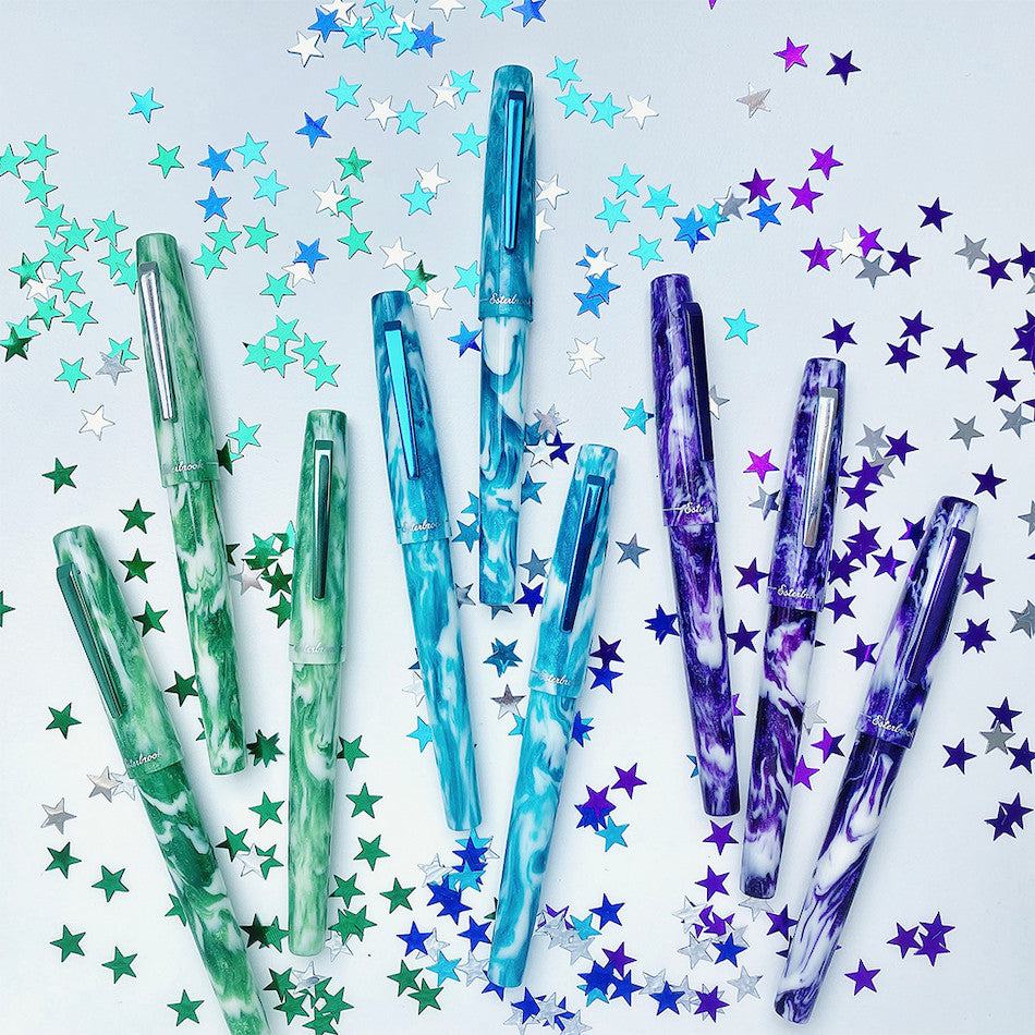 Esterbrook Camden Fountain Pen - Northern Lights Limited Edition in Icelandic Green - Perfect for Writing, Collecting & Gift Giving