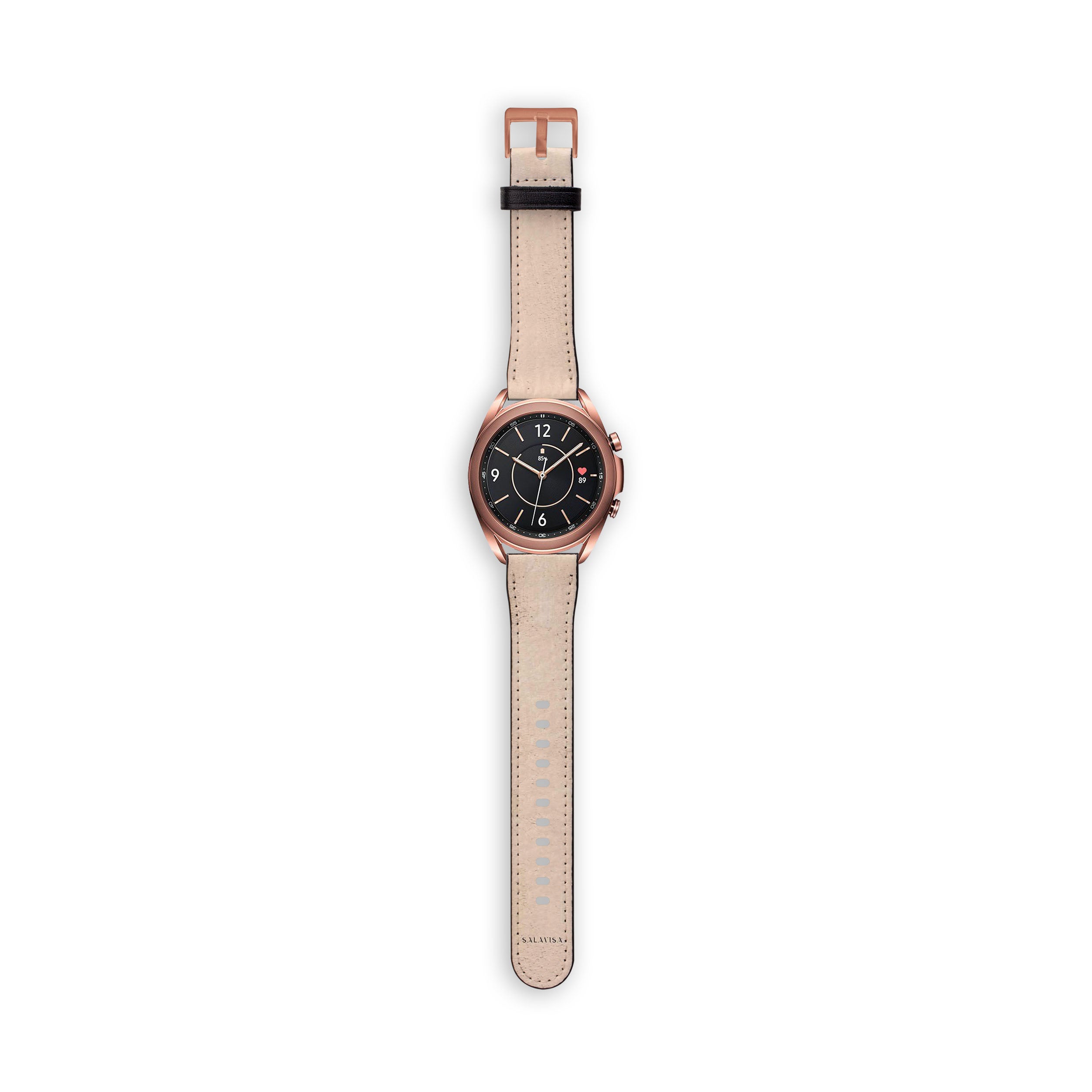 Premium Rose Beige Clay Galaxy Watch Band - Stylish & Durable Replacement Strap for Samsung Galaxy Watch 4/5/6 - Perfect for Workouts, Office & Everyday Wear
