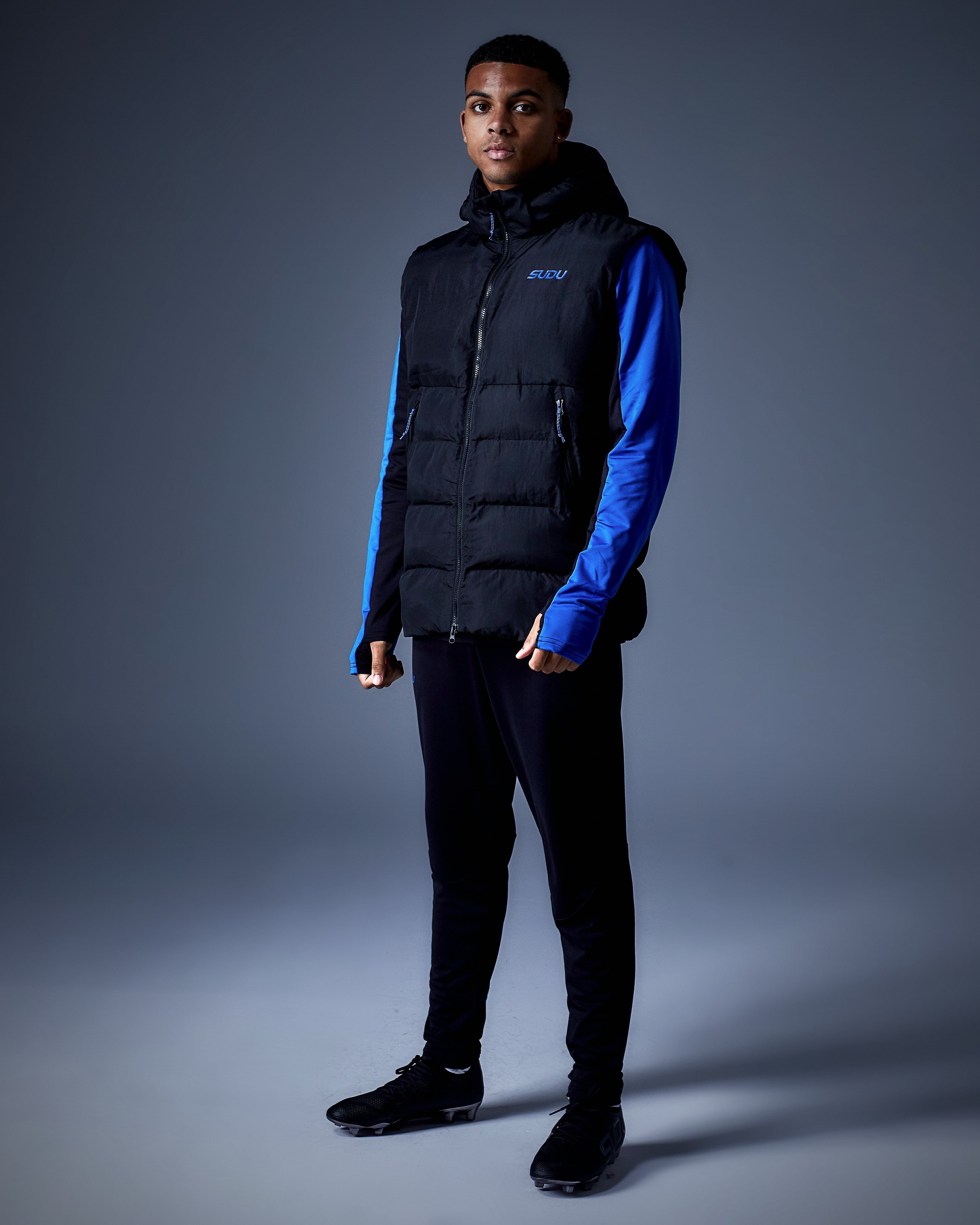 SPG 01 Black Vest for Men - Lightweight Outdoor Running Cycling Hiking Jacket - Perfect for Sports, Work & Casual Wear