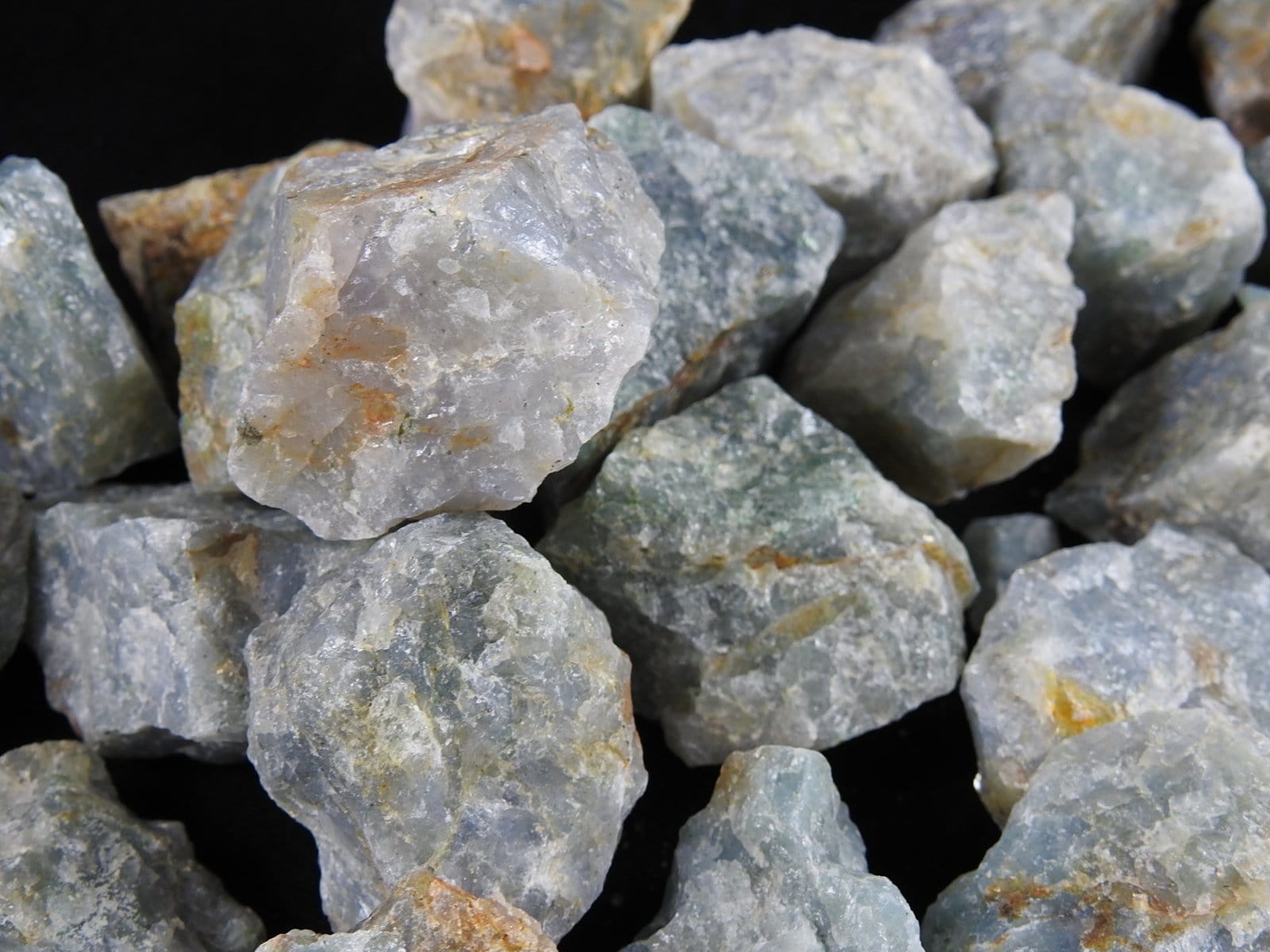 Natural Blue Quartz Rough Bulk - Raw Healing Crystals for Jewelry Making, Meditation & Home Decor (1lb) | Perfect for Energy Healing, Crafts & Crystal Collections