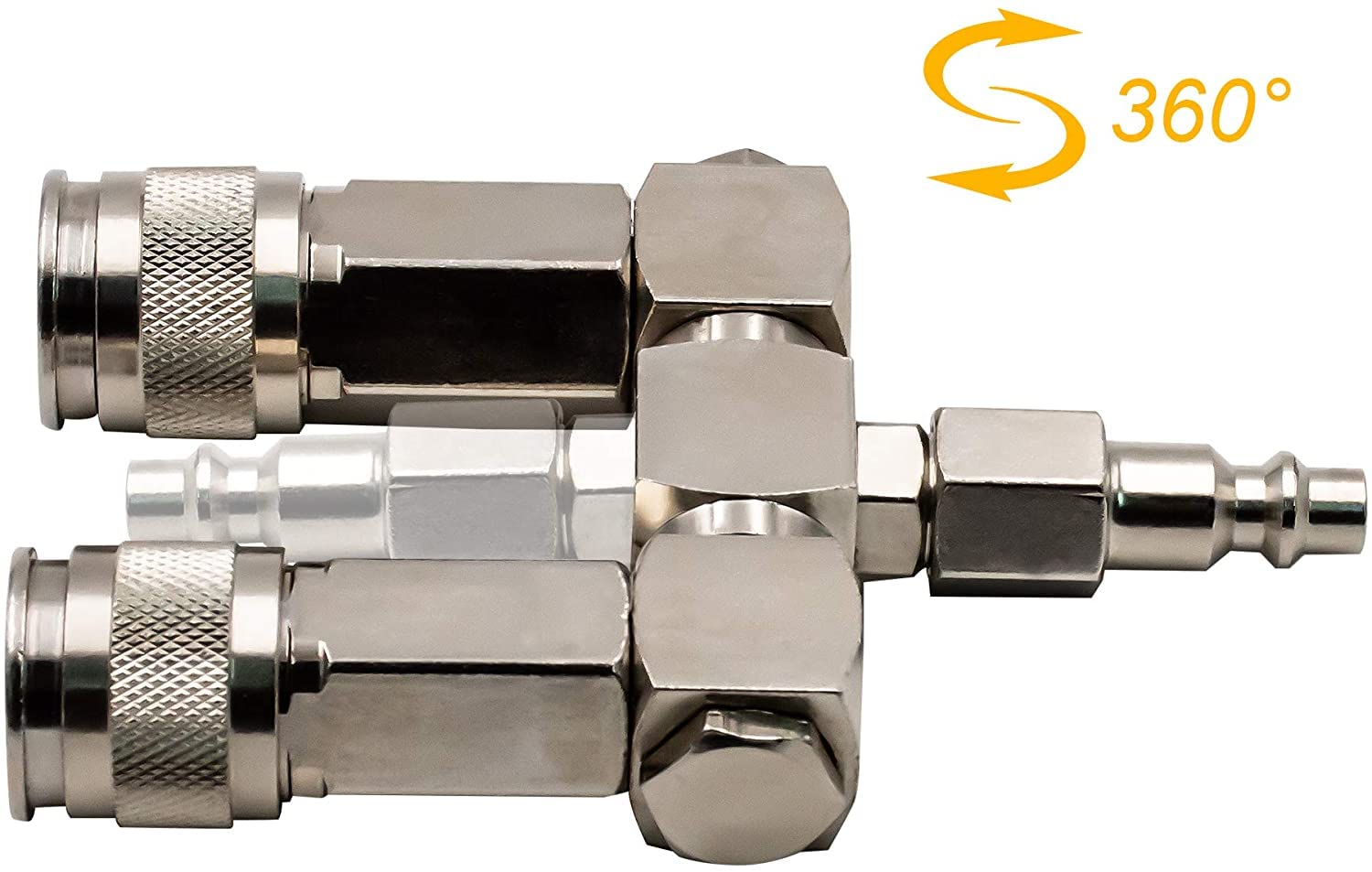 FIXSMITH 2 Pack Air Hose Connector - 1/4