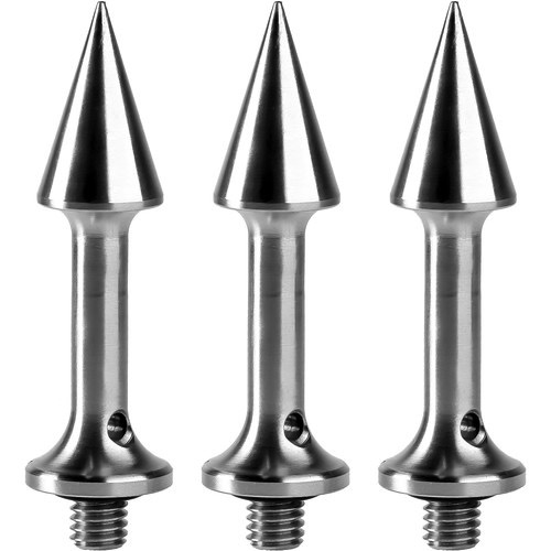 3 Legged Thing Stilettoz Spikes for Tripods - Heavy Duty Metal Tripod Feet for Outdoor Photography, Hiking & Travel - Perfect for Rocky Terrain & Unstable Surfaces