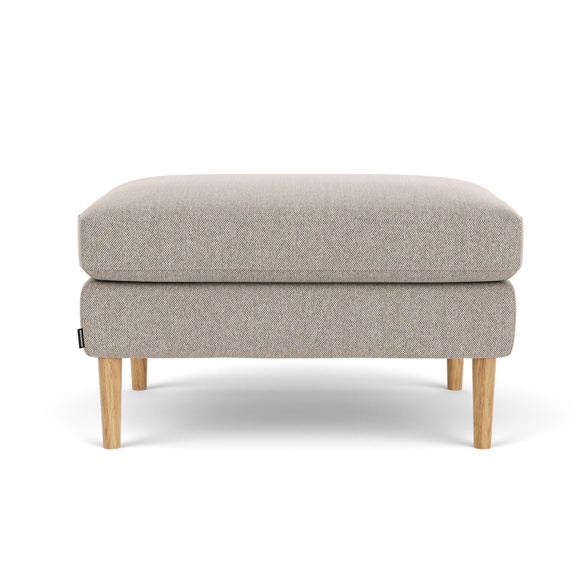 Astha Fabric Ottoman Stool - Soft Round Storage Pouf with Removable Cover for Living Room, Bedroom & Nursery - Perfect for Extra Seating & Home Decor