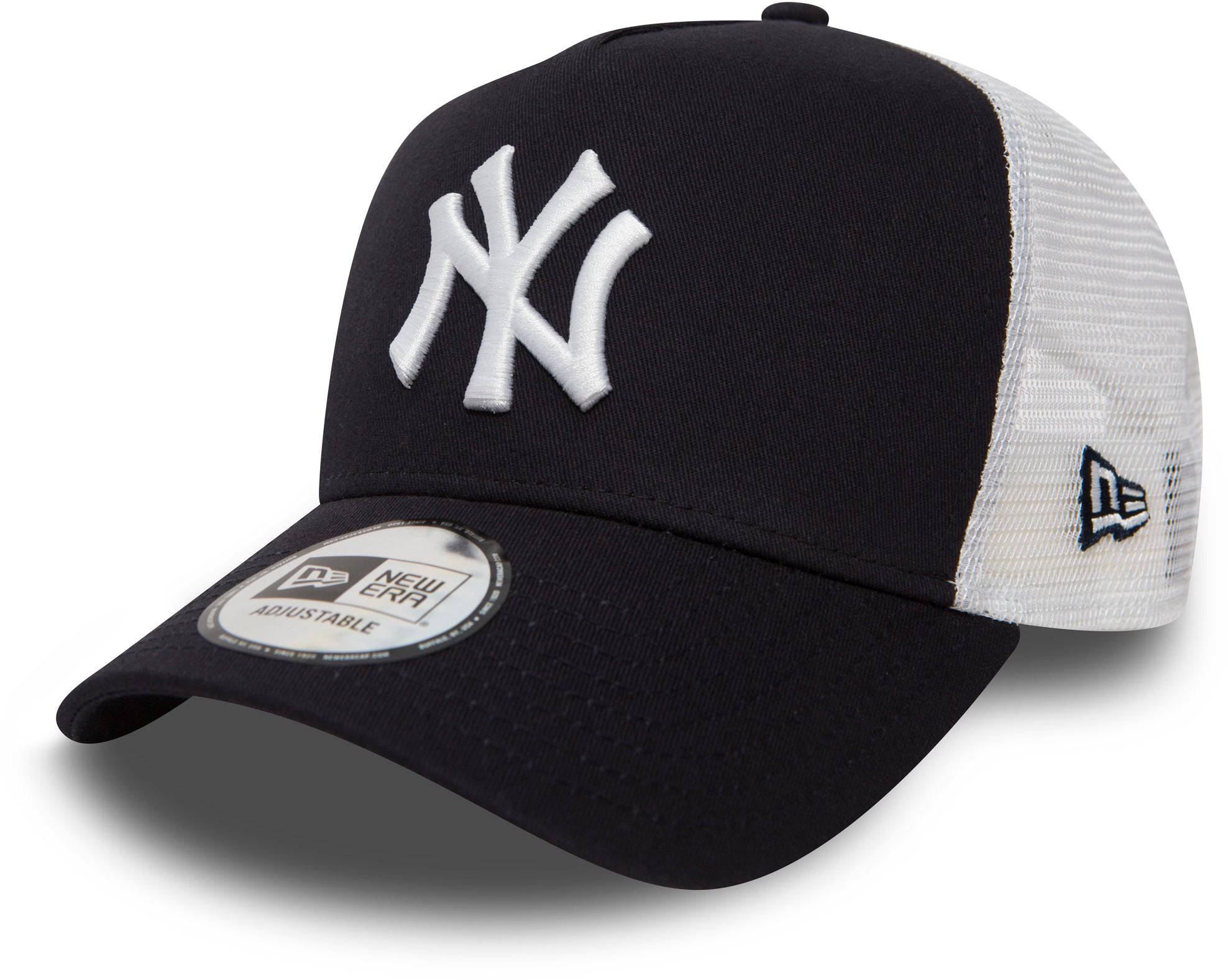 New York Yankees Navy Blue 59FIFTY Fitted Cap by New Era - Official MLB Baseball Hat for Men & Women - Perfect for Games, Streetwear & Casual Outfits