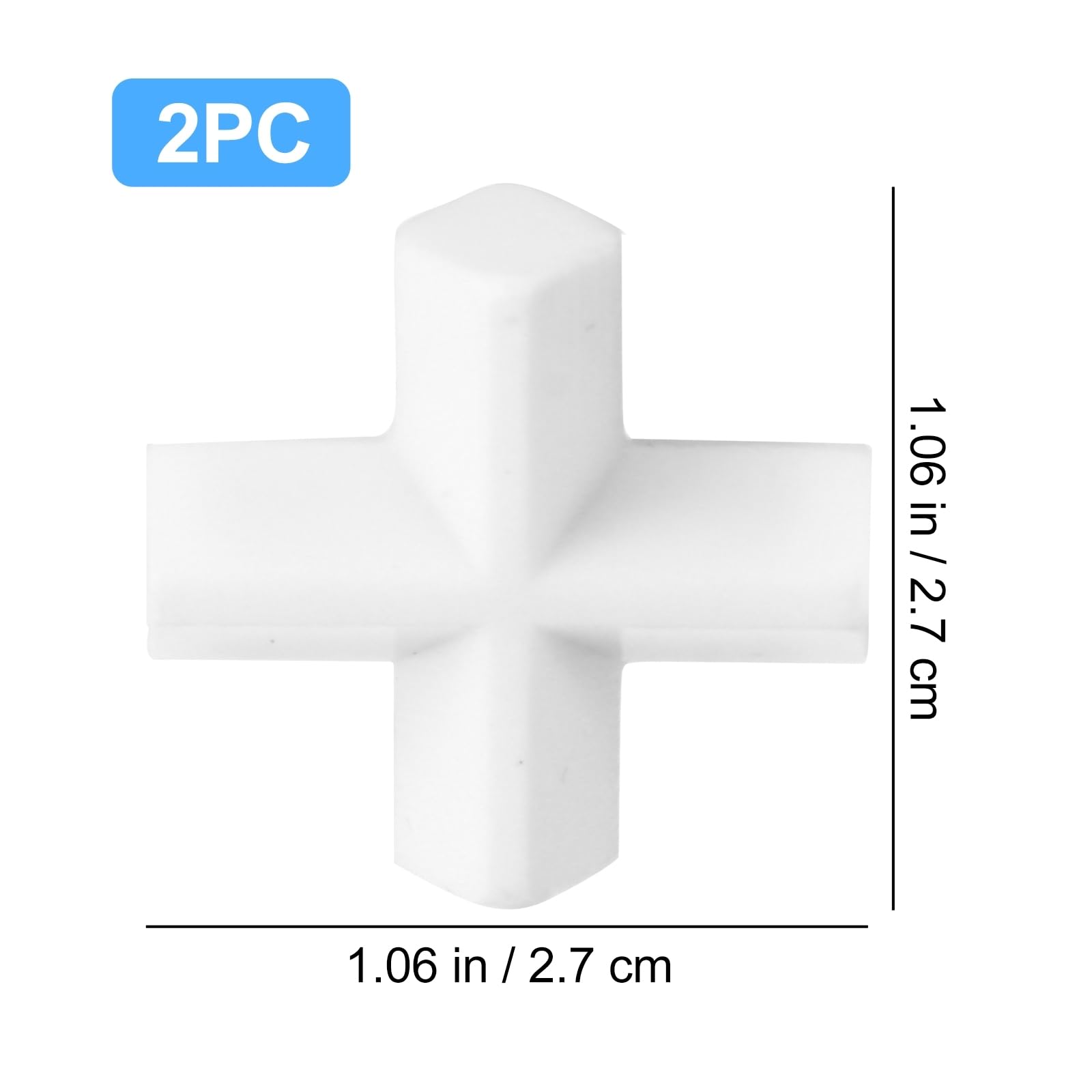 6 Pcs Cross-Shaped Magnetic Stir Bars for Lab Experiments - Laboratory Stirrer Rods, Mixer Beads & Chemistry Stirring Bars - Perfect for Science Labs, Chemistry Classrooms & Research Facilities