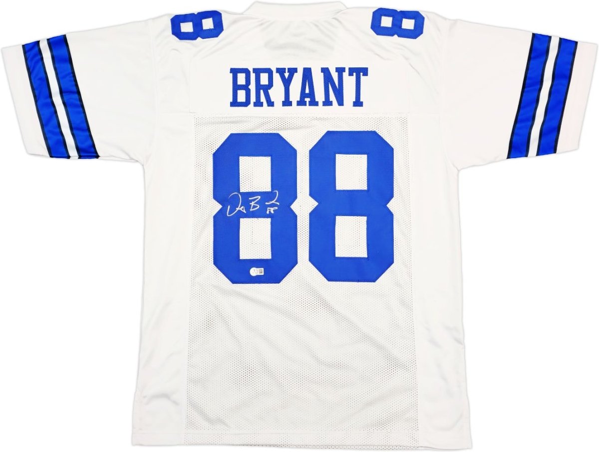 Dez Bryant Dallas Cowboys Signed White Football Jersey - Authentic NFL Memorabilia for Collectors & Fans - Perfect for Sports Bars, Man Caves & Game Day Decor