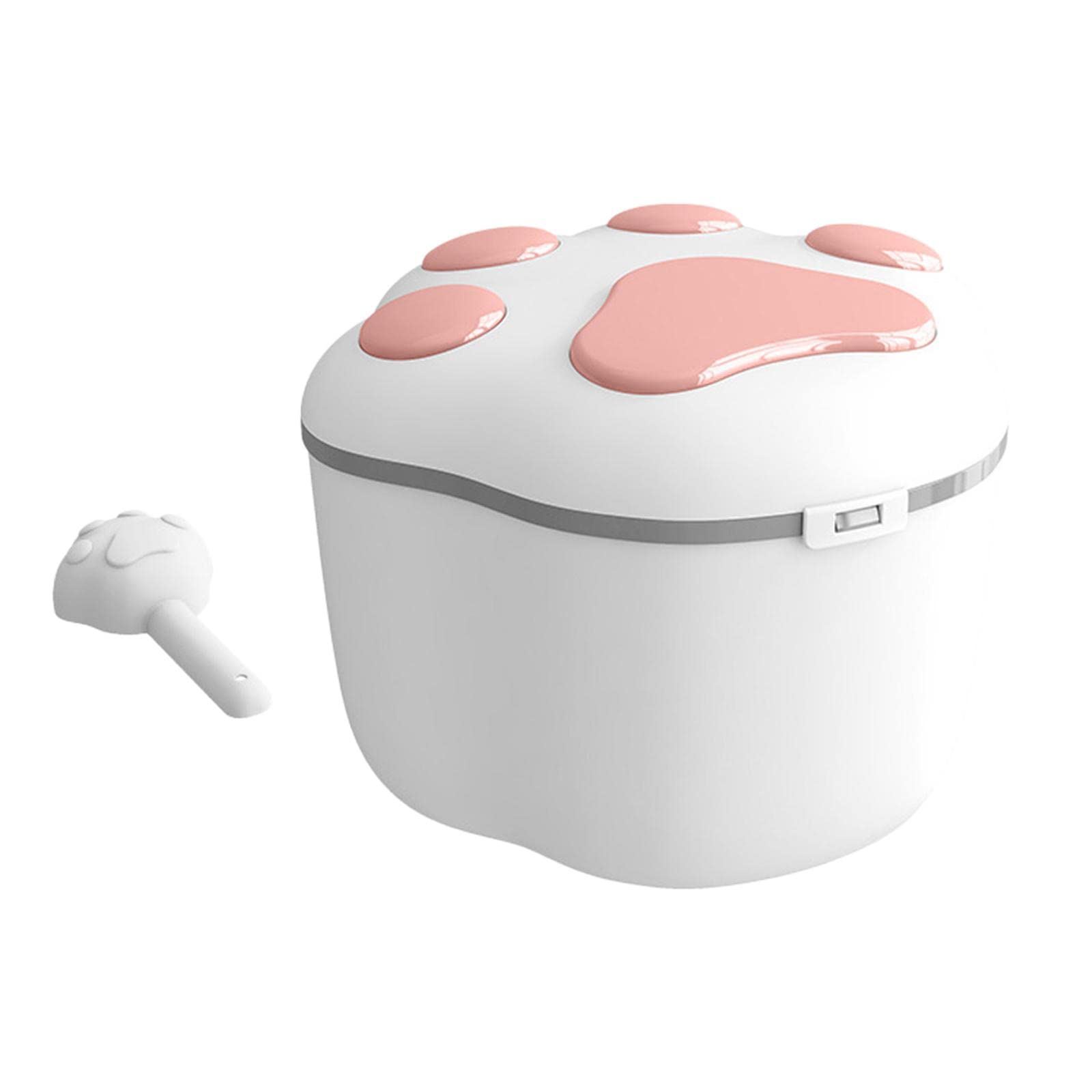 10KG Airtight Dog Food Storage Container - Sealed Pet Food Bin for Cereal, Rice & Dry Goods | Large Capacity Pet Supplies Organizer | Ideal for Kitchen, Pantry & Pet Feeding Areas | Pink