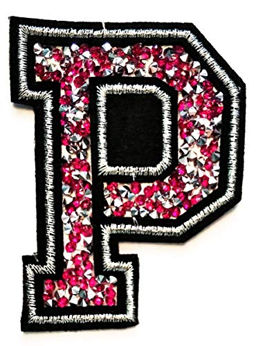 Pink Crystal Letter P