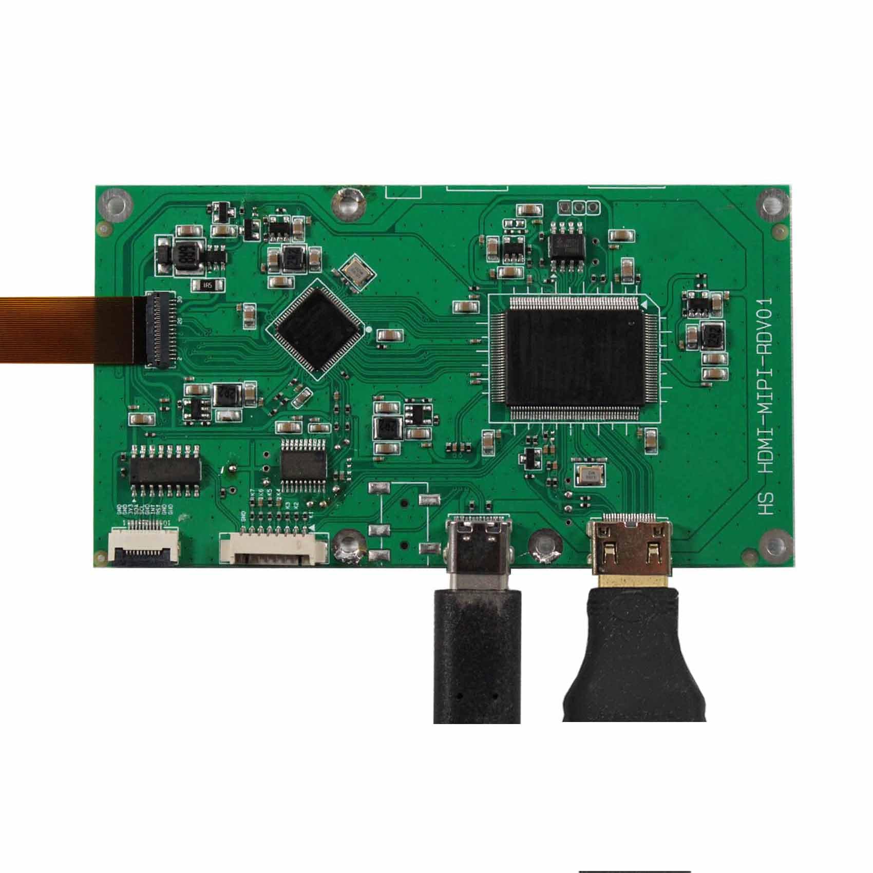 VSDISPLAY 7 Inch IPS LCD Screen 800x1280 Resolution 350nit Brightness with Mini HDMI Controller Board - Perfect for Raspberry Pi, DIY Projects and Digital Signage Displays
