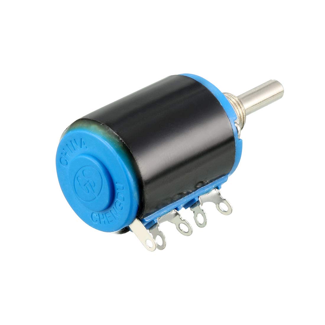 uxcell 2.2K Ohm Adjustable Wire Wound Multi-Turn Precision Potentiometer (5pcs) - Perfect for Audio Equipment, DIY Electronics & Circuit Board Projects