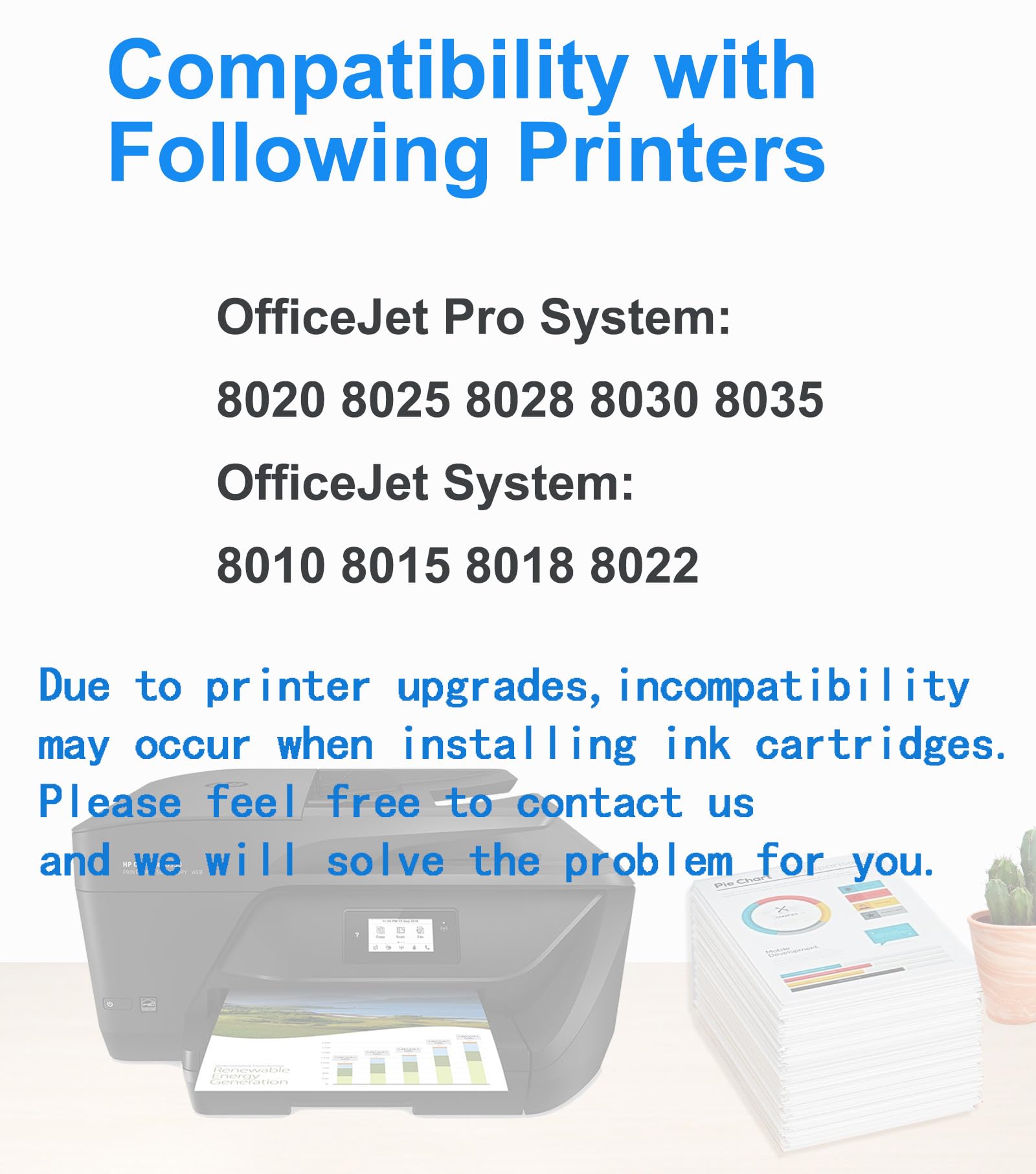 **High-Quality 910XL Compatible Ink Cartridge for HP OfficeJet Pro 8020 8025 8028 8035 8030 8015 8010 8018 8022 Printers (2 Black, 1 Cyan, 1 Magenta, 1 Yellow) - Perfect for Home & Office Printing, Documents, Photos, and Reports**