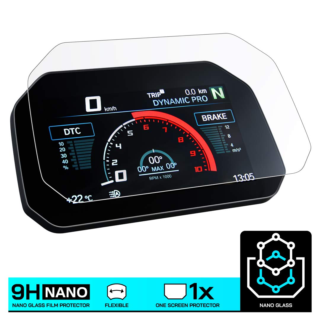 Speedo S1000XR (2020+) Nano Glass Screen Protector for Dashboard - Anti-Glare & Scratch Resistant for Motorcycle Riding