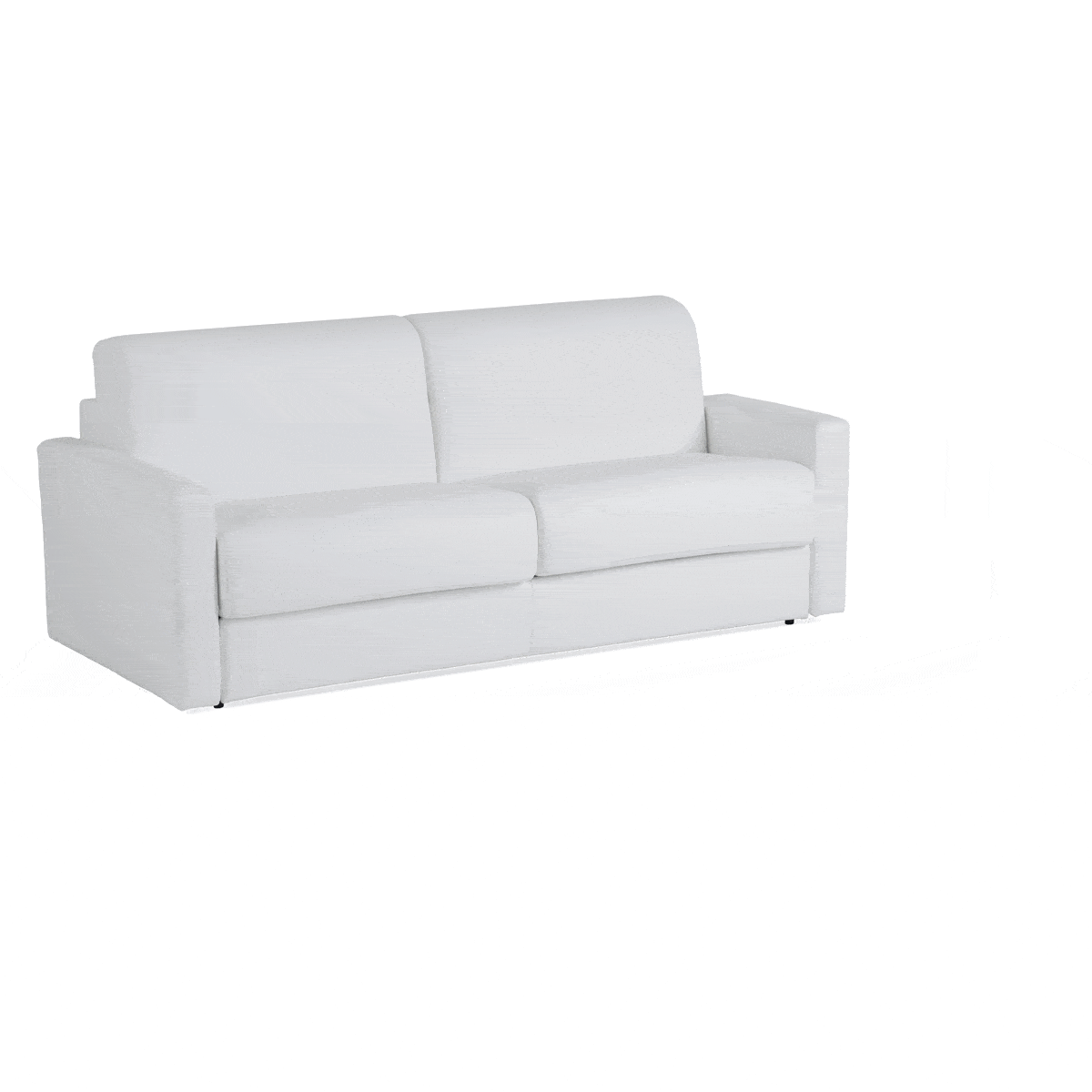 Lamod Italian Modern Leather Queen Size Sofa Bed - 2 Color Options | Convertible Sleeper for Small Spaces & Guest Rooms | Luxurious Faux Leather Living Room Furniture