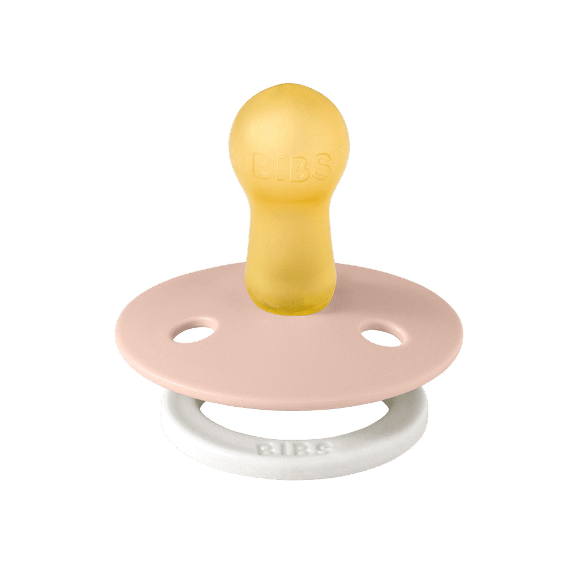 Glow 2 Pack Baby Pacifier Set - Blush & Vanilla Colors | Soothing Newborn Pacifiers for Day & Night Use | BPA-Free Orthodontic Nipples for Infants 0-6 Months