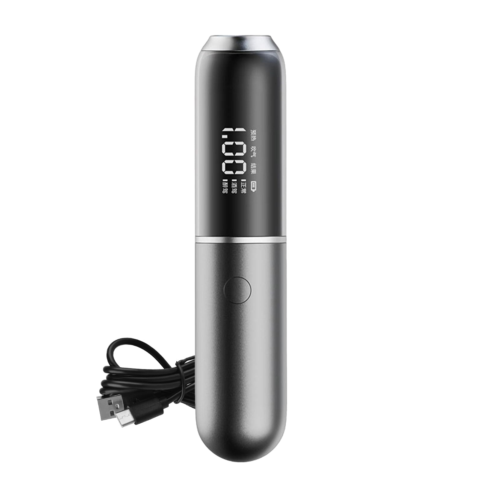 **Digital Breathalyzer - Portable Alcohol Tester with LED Display, Personal Liquor Detector for Accurate BAC Measurement | Ideal for Home, Car, and Workplace Safety Checks**