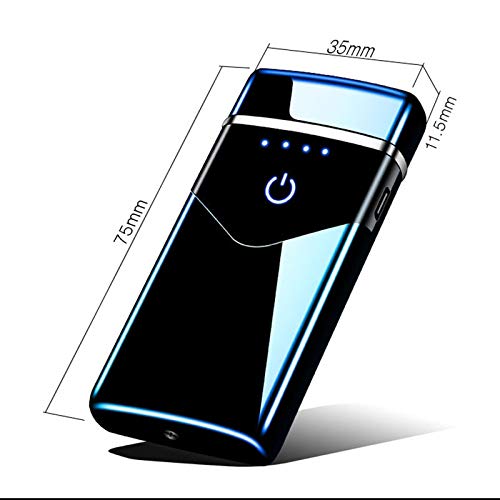 USB Plasma Arc Lighter - Windproof & Touch Fire for Camping & Outdoors