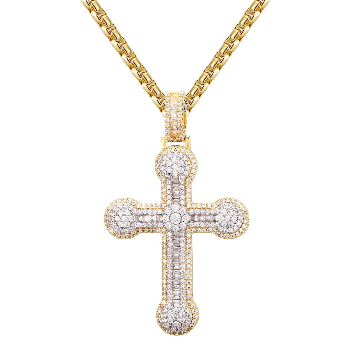 Religious Jesus Holy Cross Sterling Silver Solitaire Pendant Necklace for Men & Women - Perfect for Baptism, First Communion, Confirmation & Daily Faith Jewelry