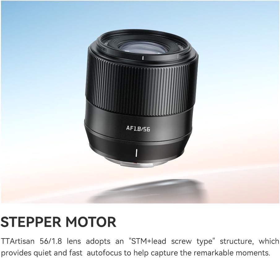 TTARTISAN 56mm F1.8 APS-C Autofocus Lens for Nikon Z-Mount Cameras (Zfc, Z50, Z5, Z6, Z7, Z8, Z9, Z7 II) - Perfect for Portrait, Street & Low-Light Photography