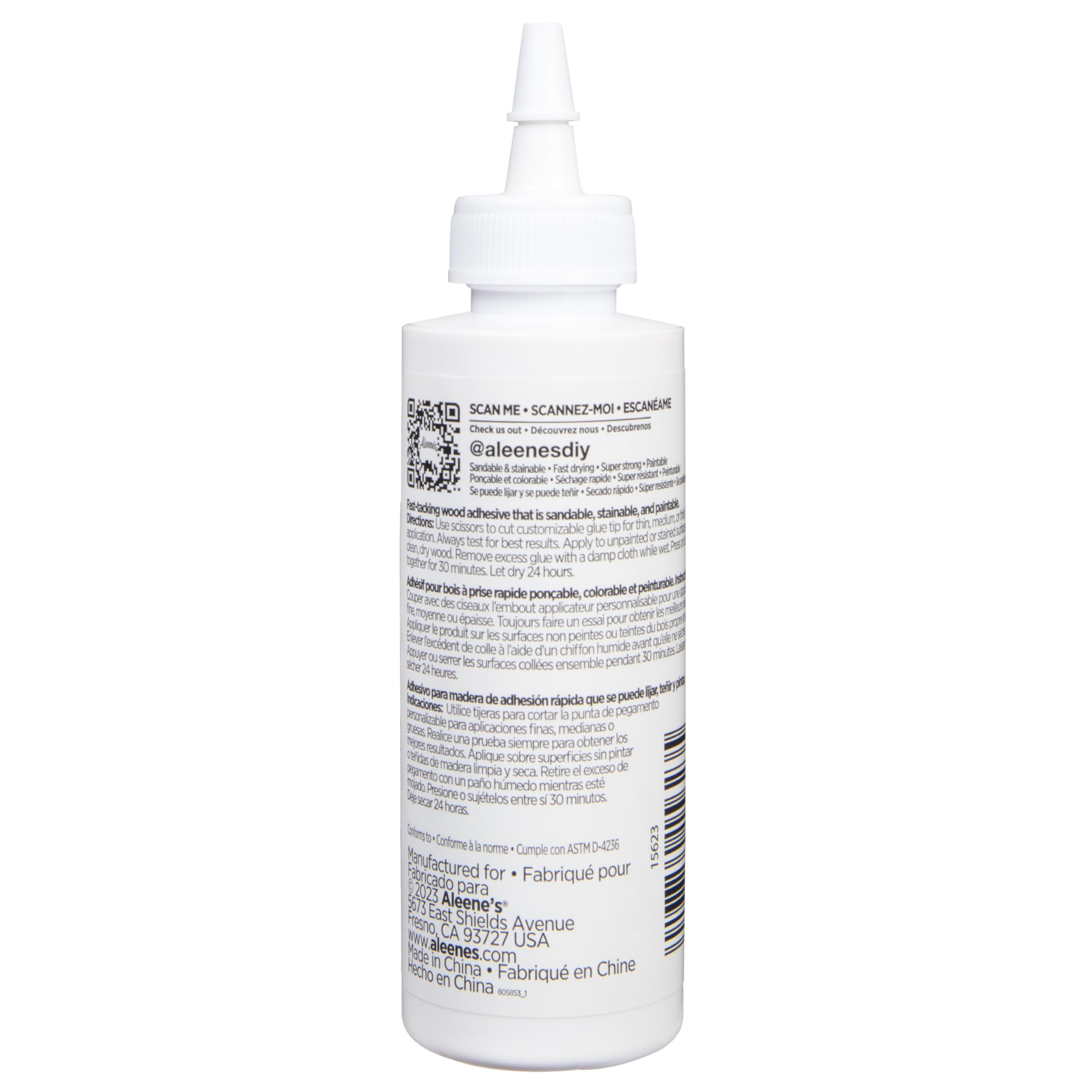 Aleene's Original Tacky Glue 4oz - Fast Drying Wood Glue for DIY Crafts, Woodworking & Home Repairs - Perfect for Furniture, Cabinets & Wooden Toys