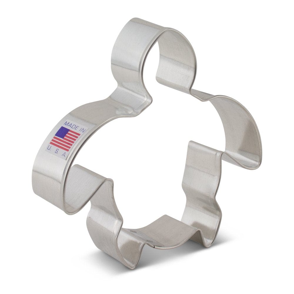 Sea Turtle Cookie Cutter - Stainless Steel Ocean Animal Shaped Baking Tool for DIY Cookies, Cakes, Pastries - Perfect for Beach Party, Under the Sea Theme Decorations, Kids Baking Activities