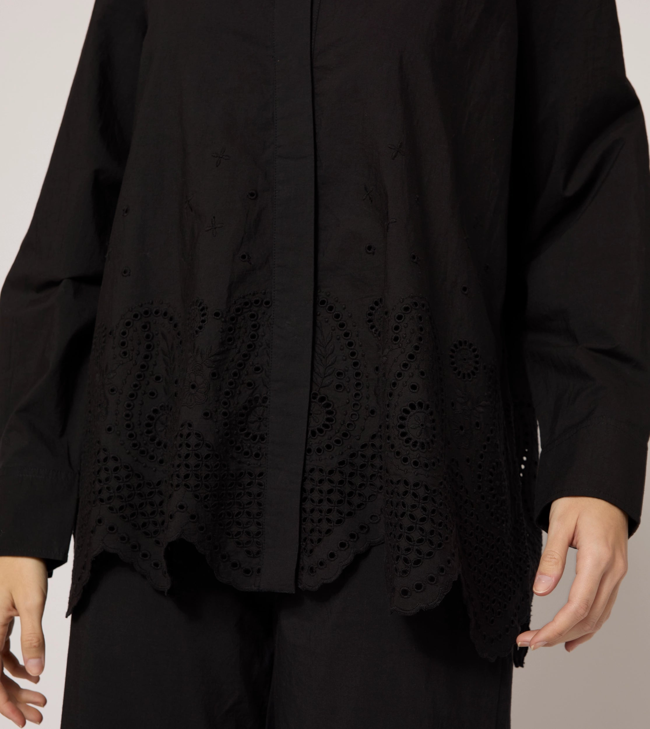 Trisha Blouse Women's Elegant Black Top - Perfect for Office Wear, Date Night & Casual Outfits