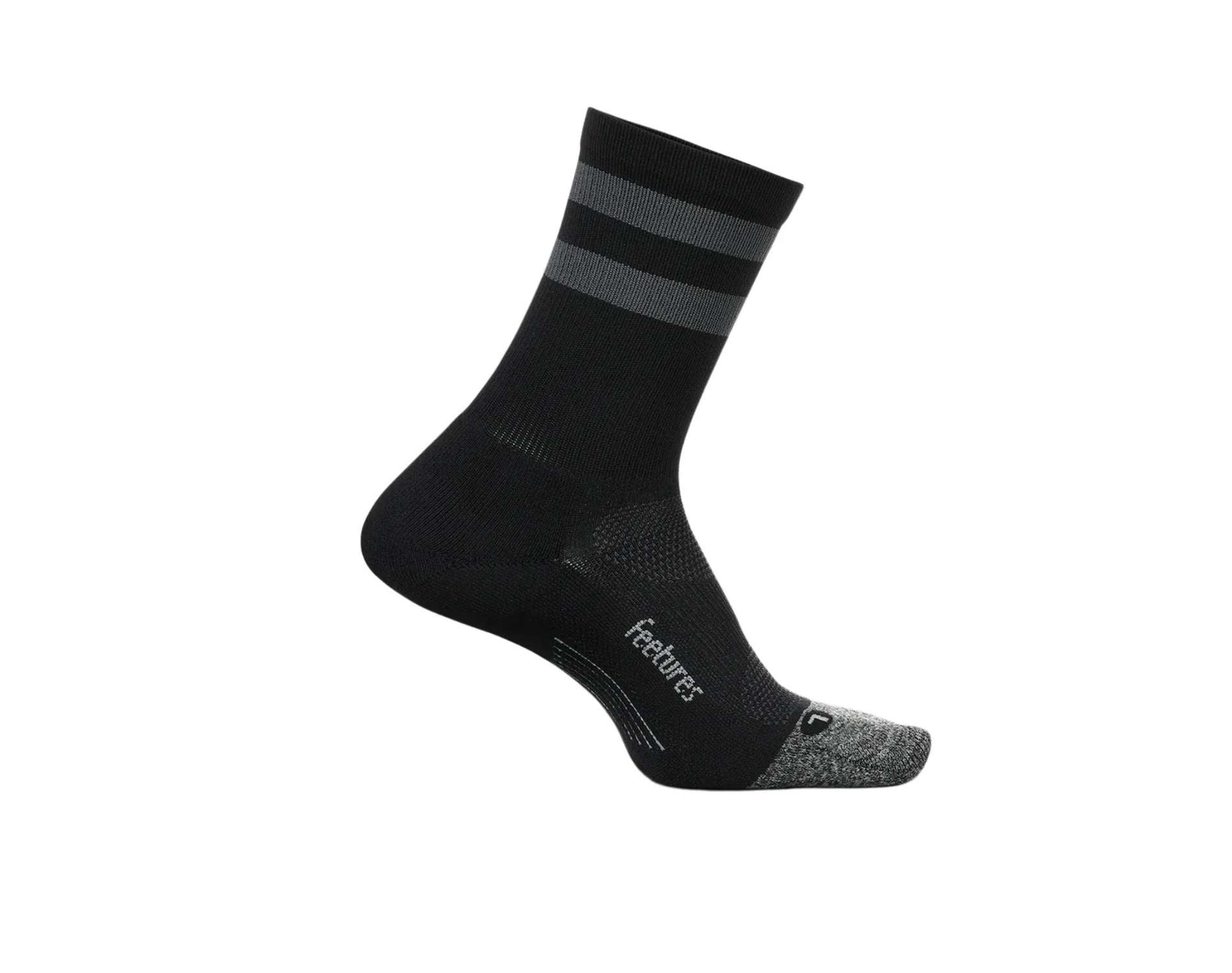 Feetures Elite Light Cushion Mini Crew Socks - Running, Hiking & Athletic Performance Socks for Men & Women - Breathable & Supportive for All-Day Comfort