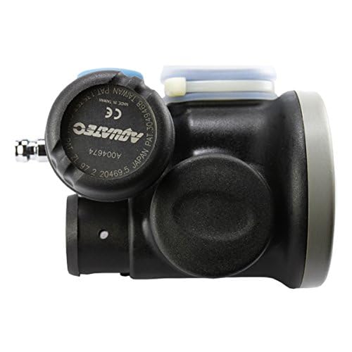 Aquatec AIR-3 Alternate Air Source OCTO Inflator Regulator with Sub Alert - Scuba Diving Gear for Emergency Air Sharing & Buoyancy Control - Perfect for Recreational & Technical Divers