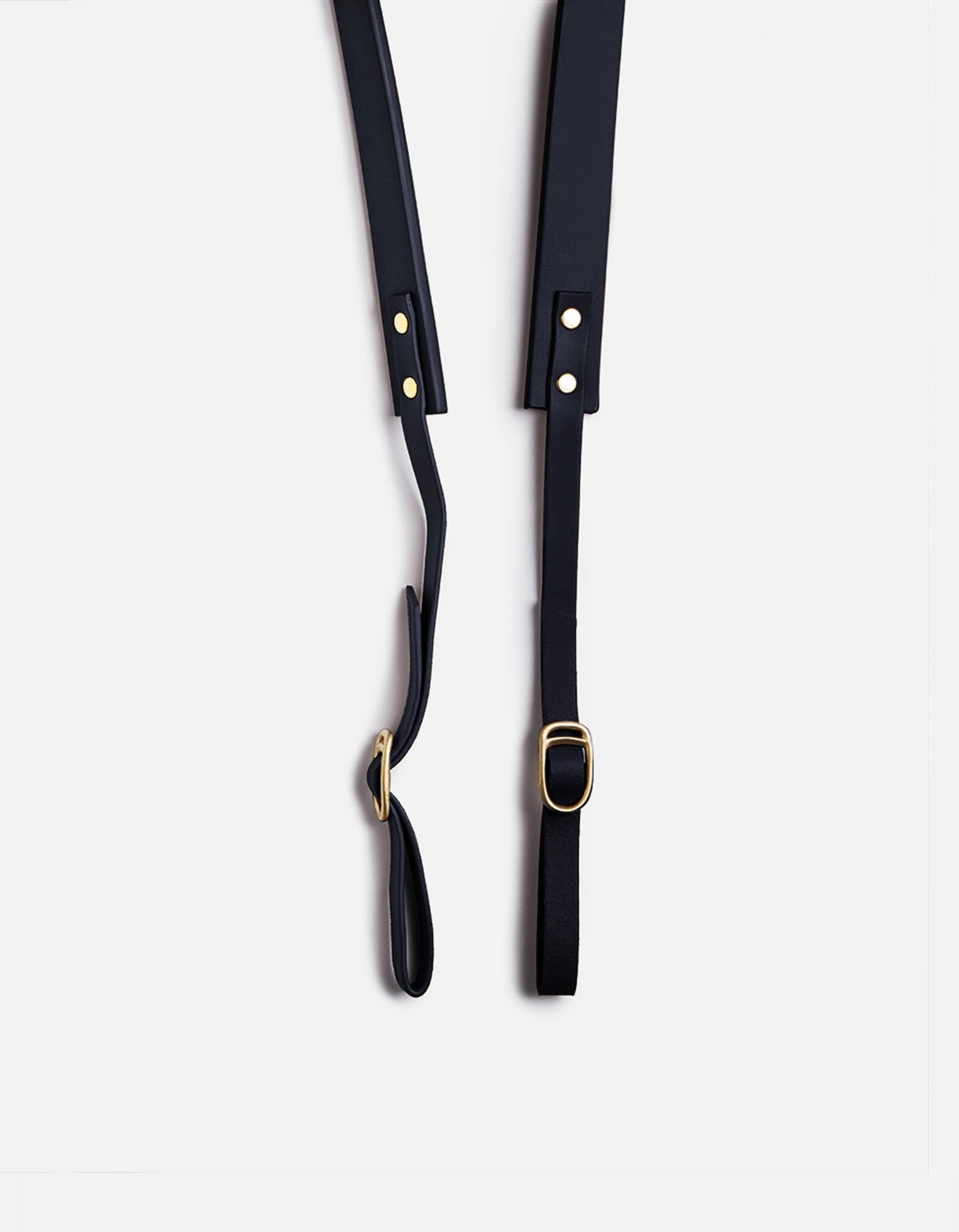 Premium Navy Leather Camera Strap - Adjustable & Comfortable Neck Strap for DSLR, Mirrorless & Film Cameras - Perfect for Travel, Photography & Everyday Use